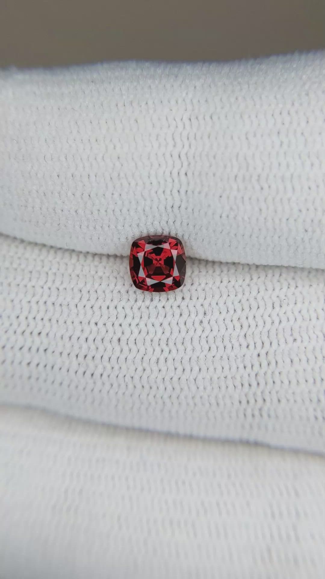 0.71 Ct. Garnet from Ceylon (Sri Lanka) Size Video