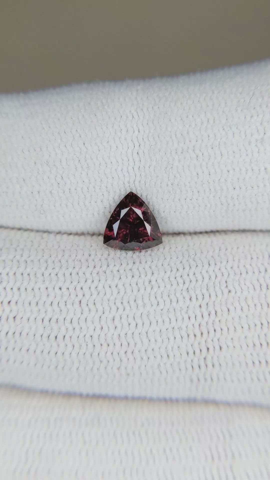 1.02 Ct. Garnet from Ceylon (Sri Lanka) Size Video