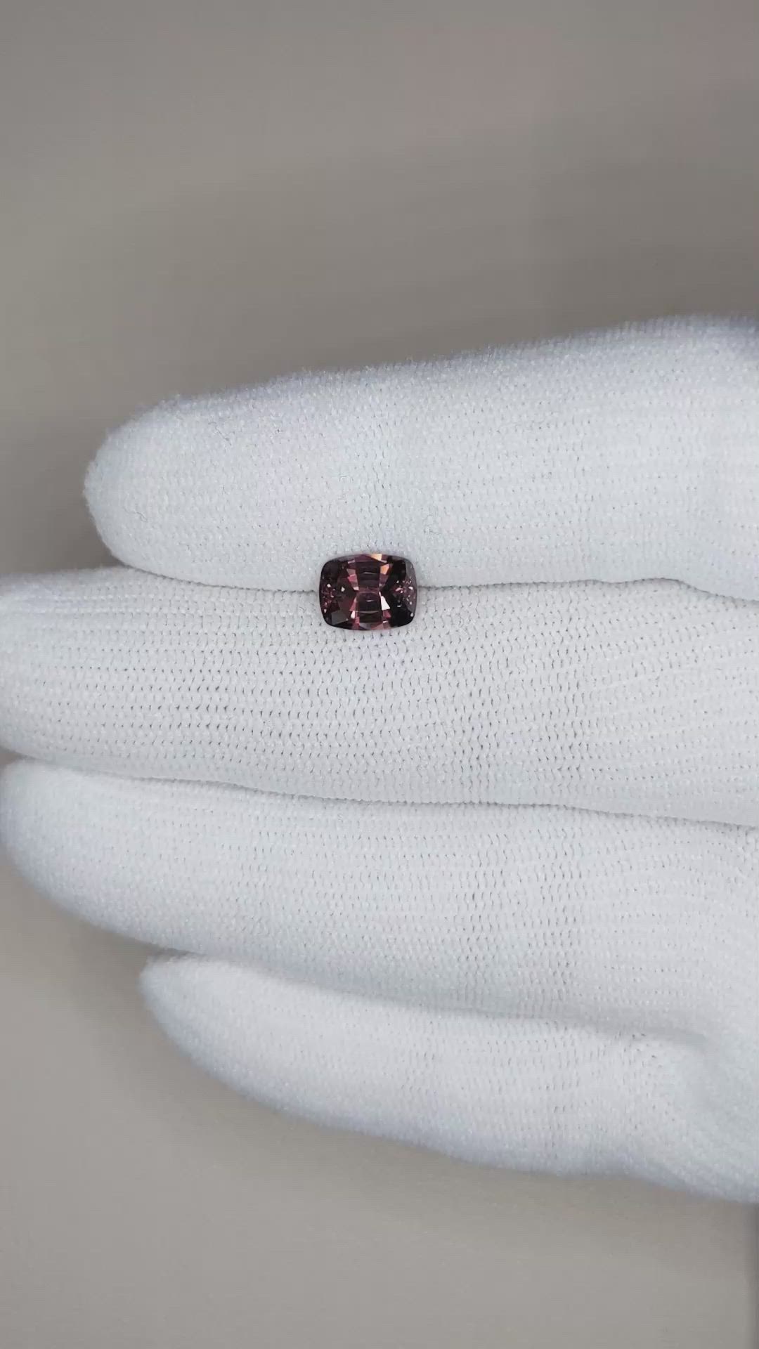 1.64 Ct. Garnet from Ceylon (Sri Lanka) Size Video
