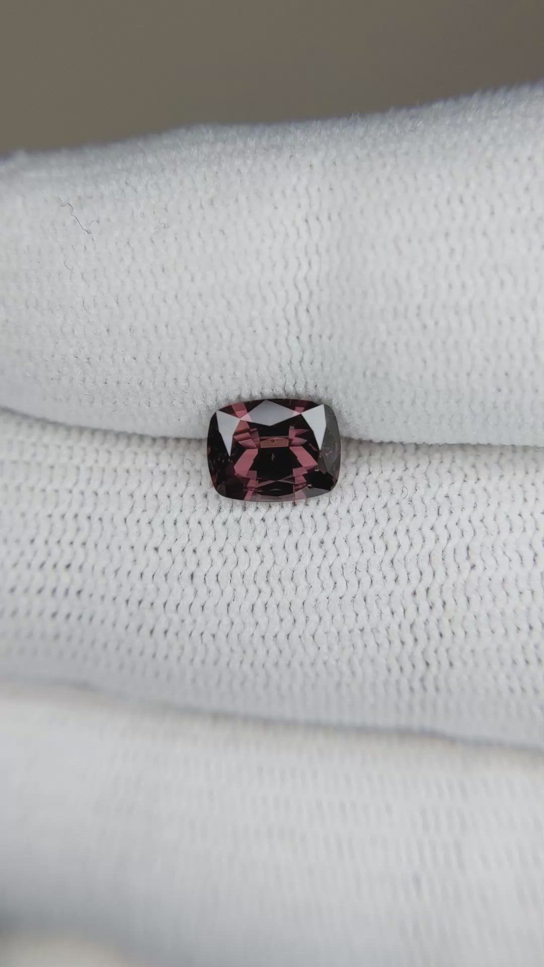 1.64 Ct. Garnet from Ceylon (Sri Lanka) Size Video