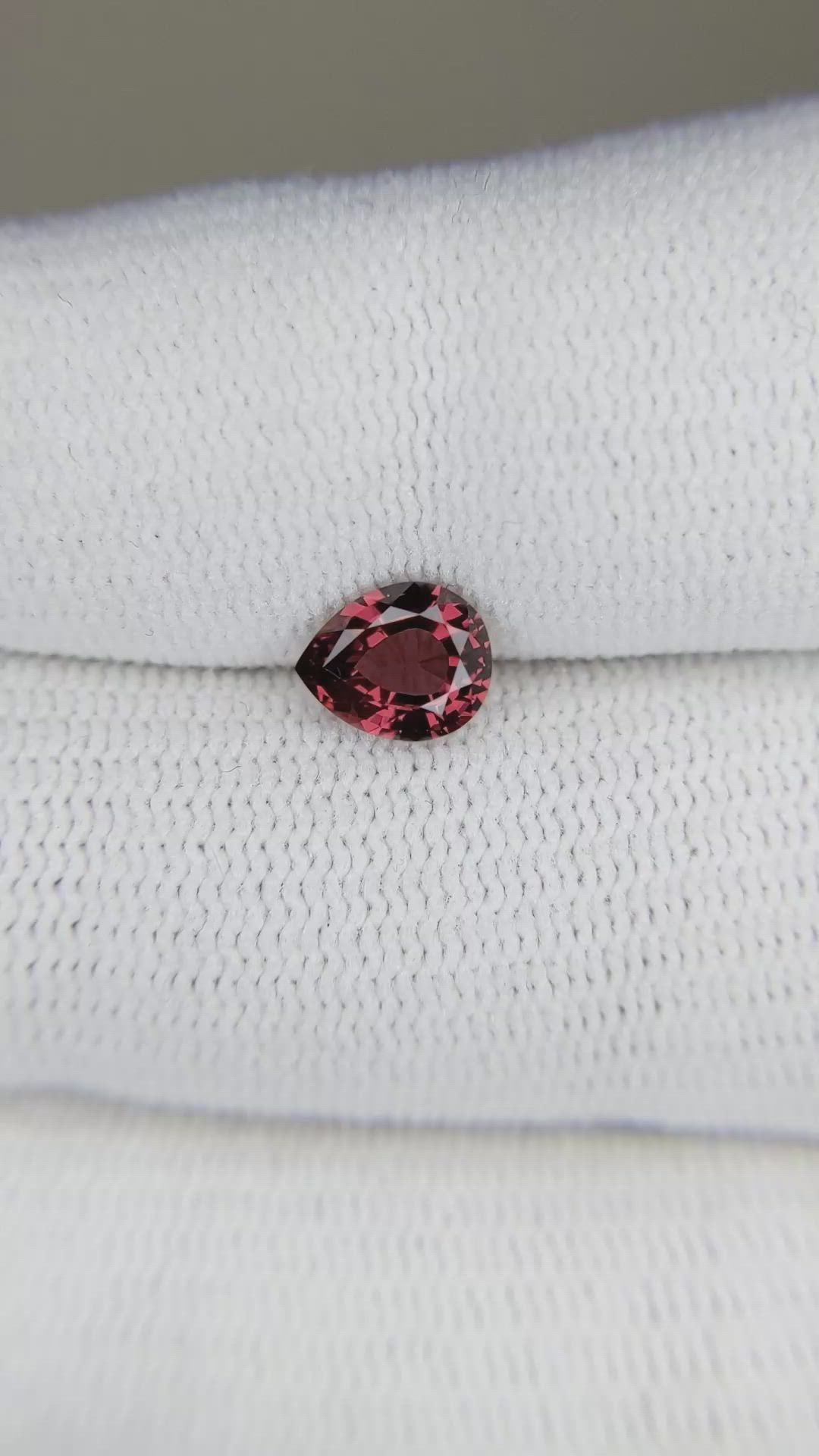 1.03 Ct. Garnet from Ceylon (Sri Lanka) Size Video