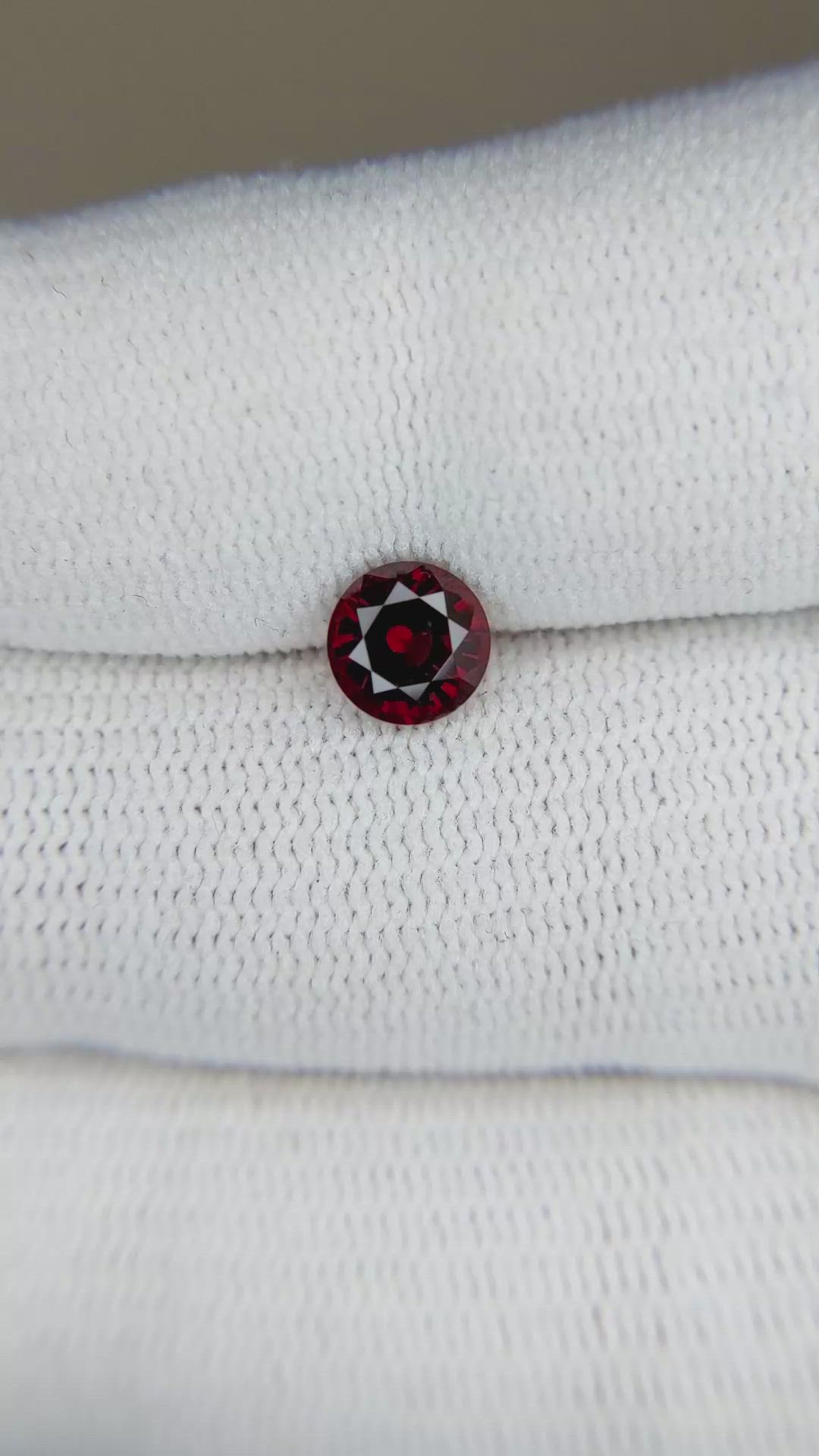 1.12 Ct. Garnet from Ceylon (Sri Lanka) Size Video