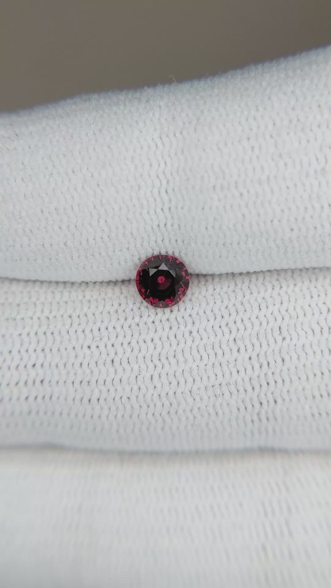 0.49 Ct. Garnet from Ceylon (Sri Lanka) Size Video