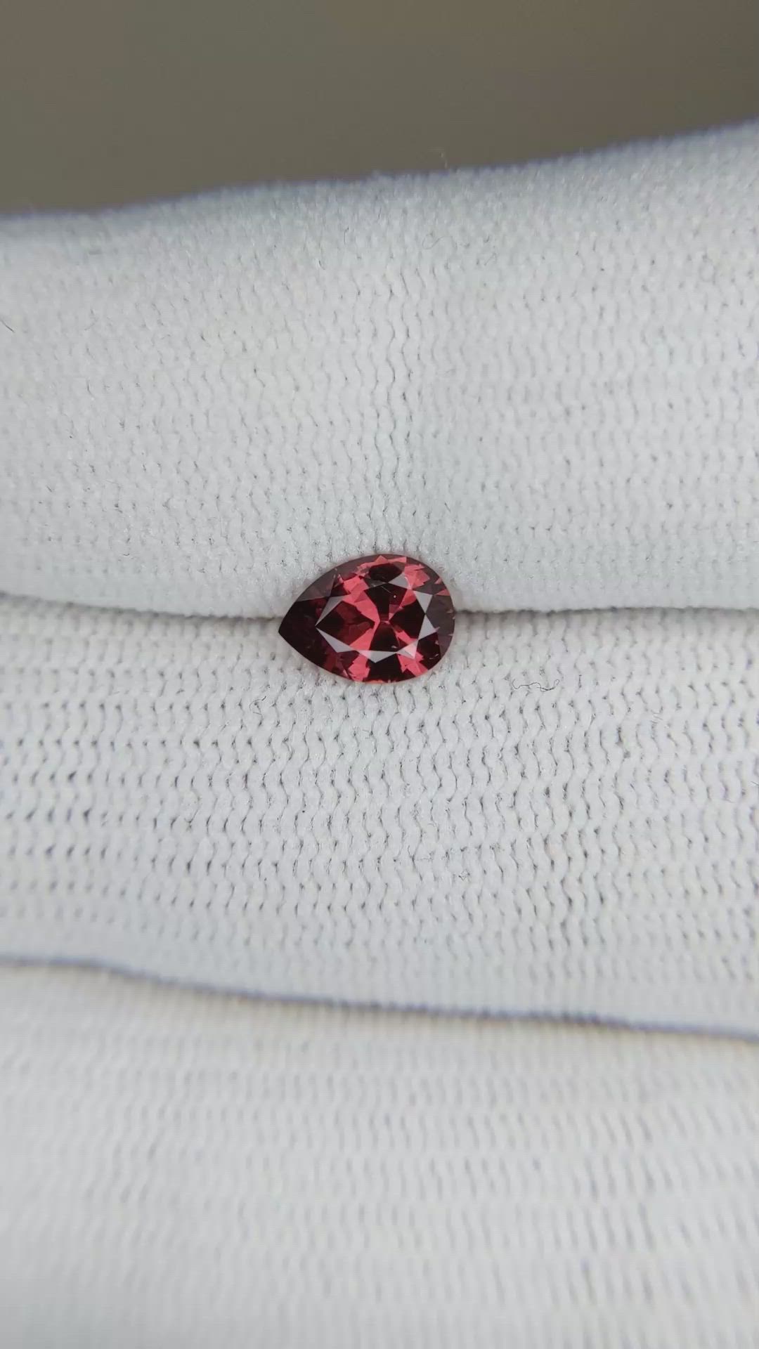0.72 Ct. Garnet from Ceylon (Sri Lanka) Size Video