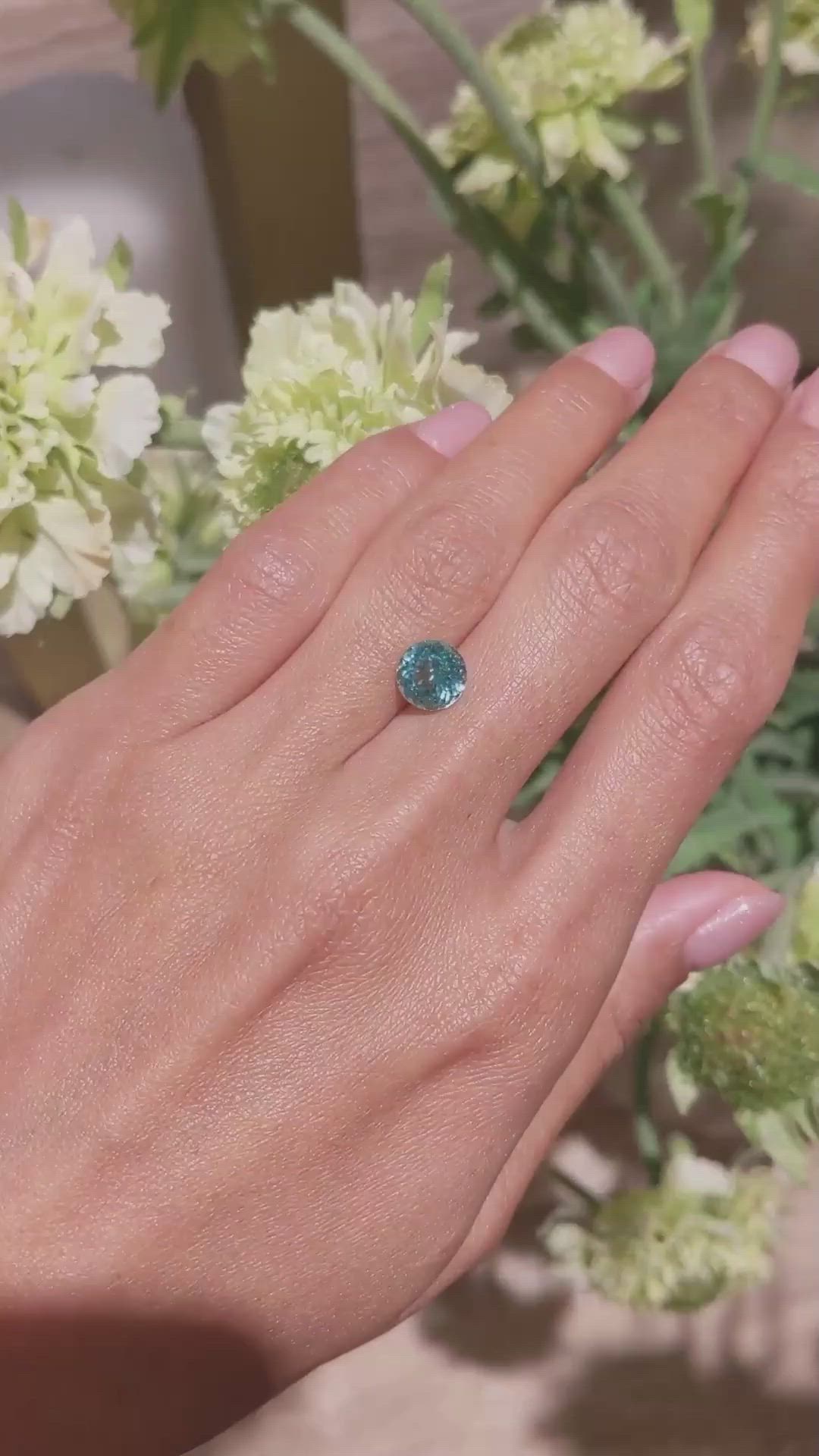 1.87 Ct. Paraiba Tourmaline from Mozambique Size Video