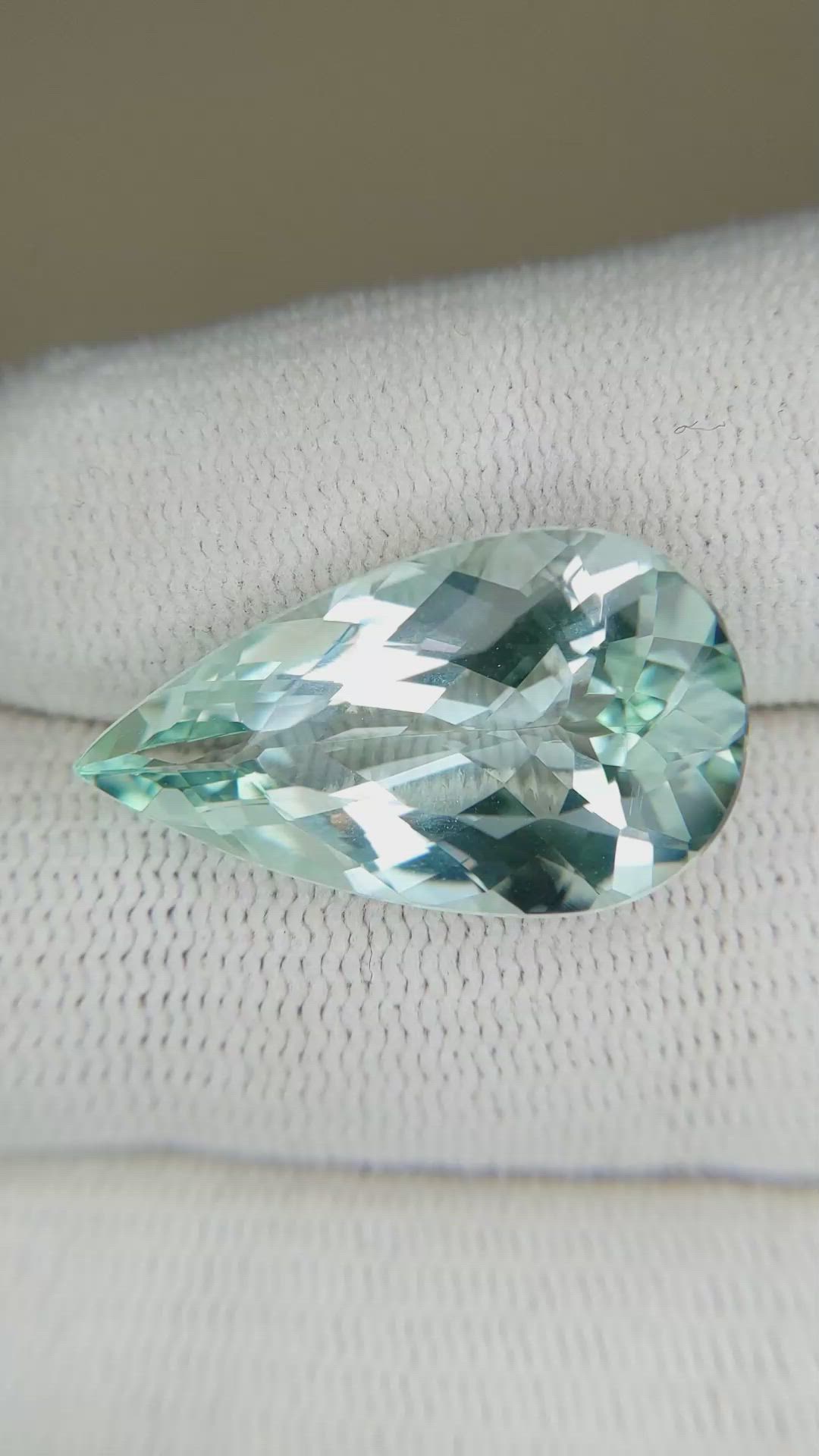 11.56 Ct. Aquamarine from Brazil Size Video