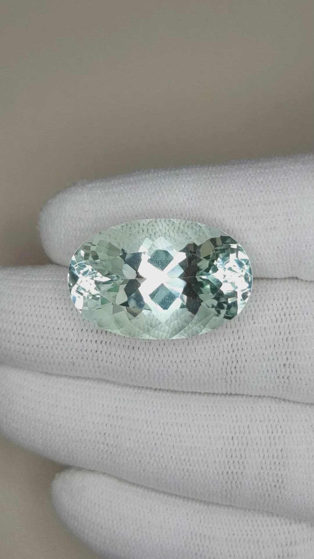 26.97 Ct. Aquamarine from Brazil Size Video