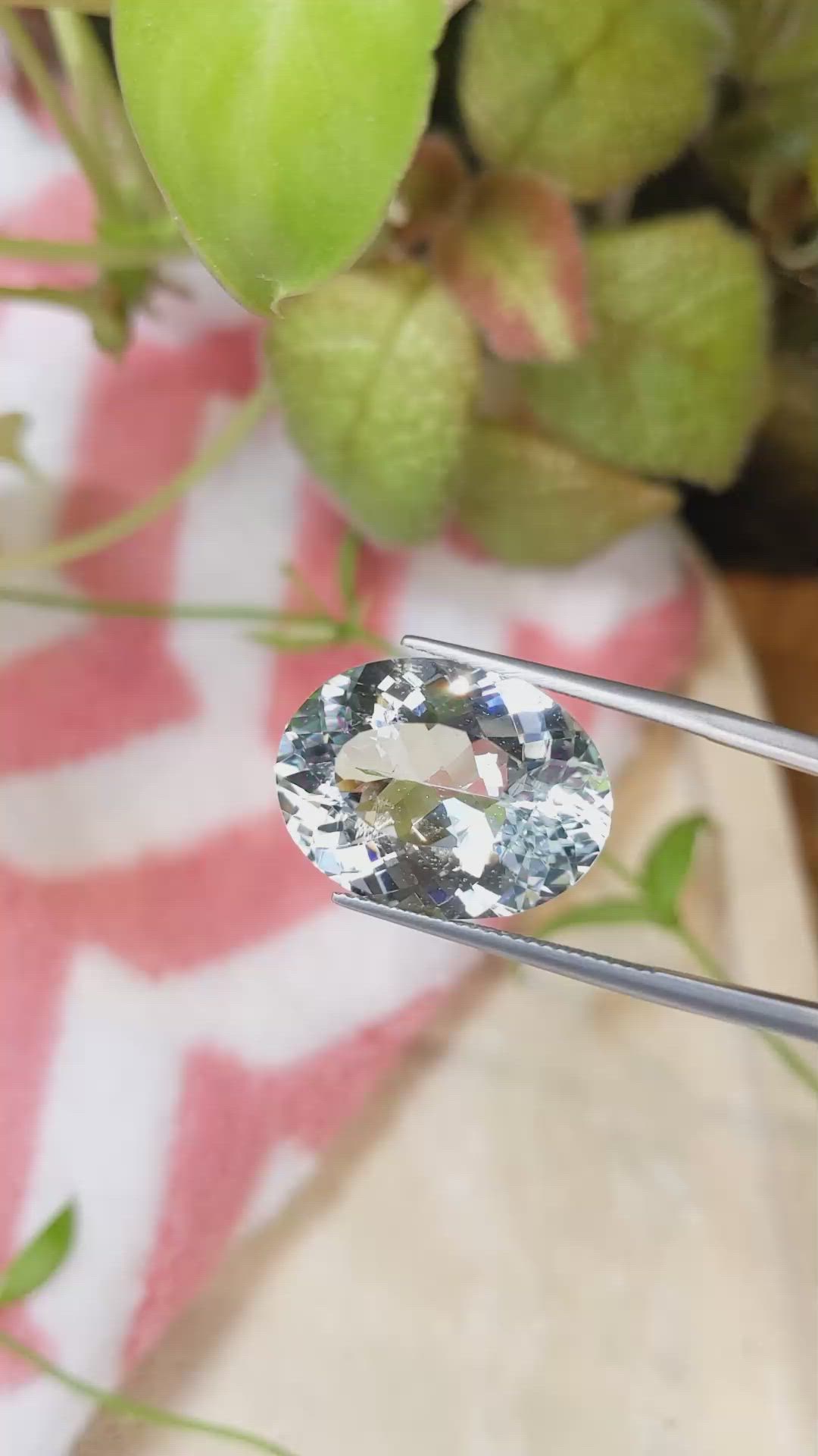 18.20 Ct. Aquamarine from Brazil Size Video