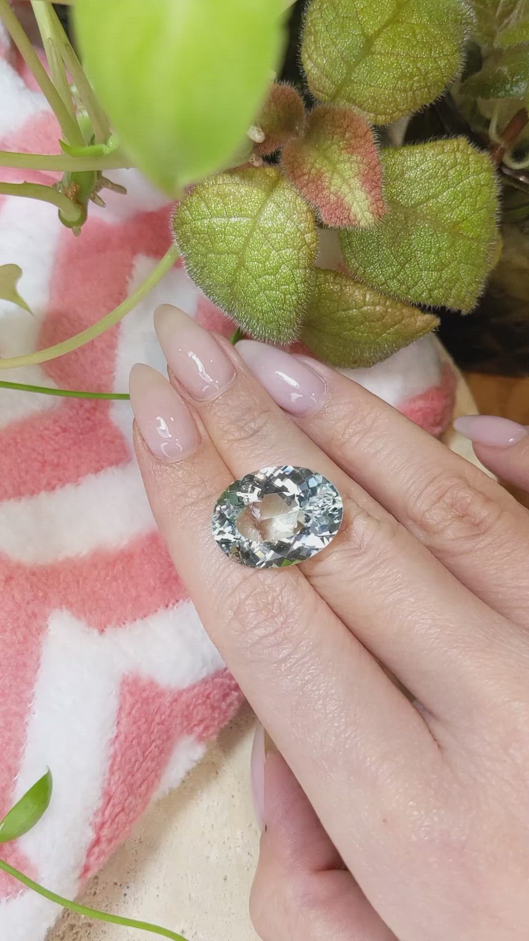 18.20 Ct. Aquamarine from Brazil Size Video