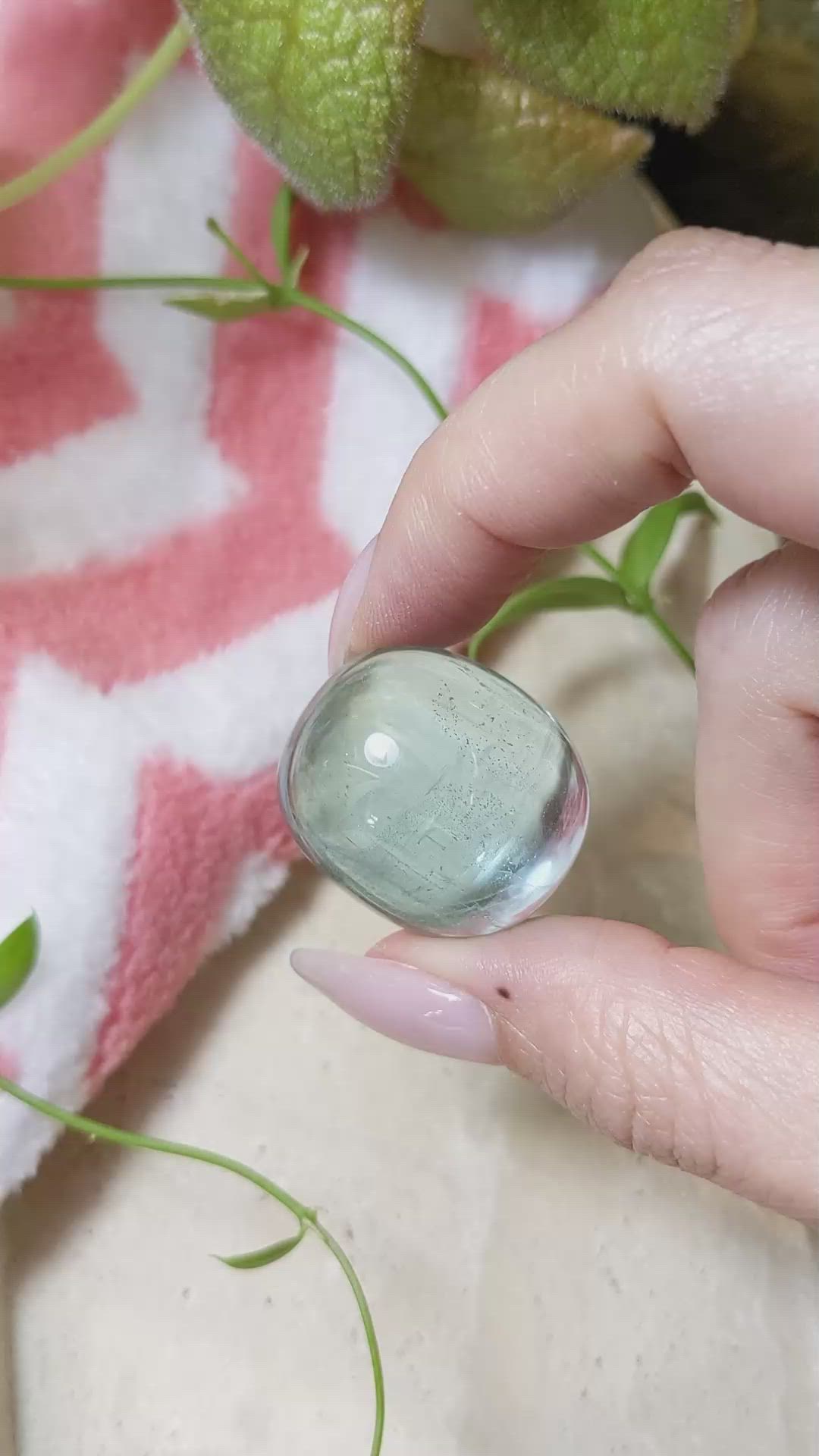 69.61 Ct. Cabochon Aquamarine from Brazil Size Video