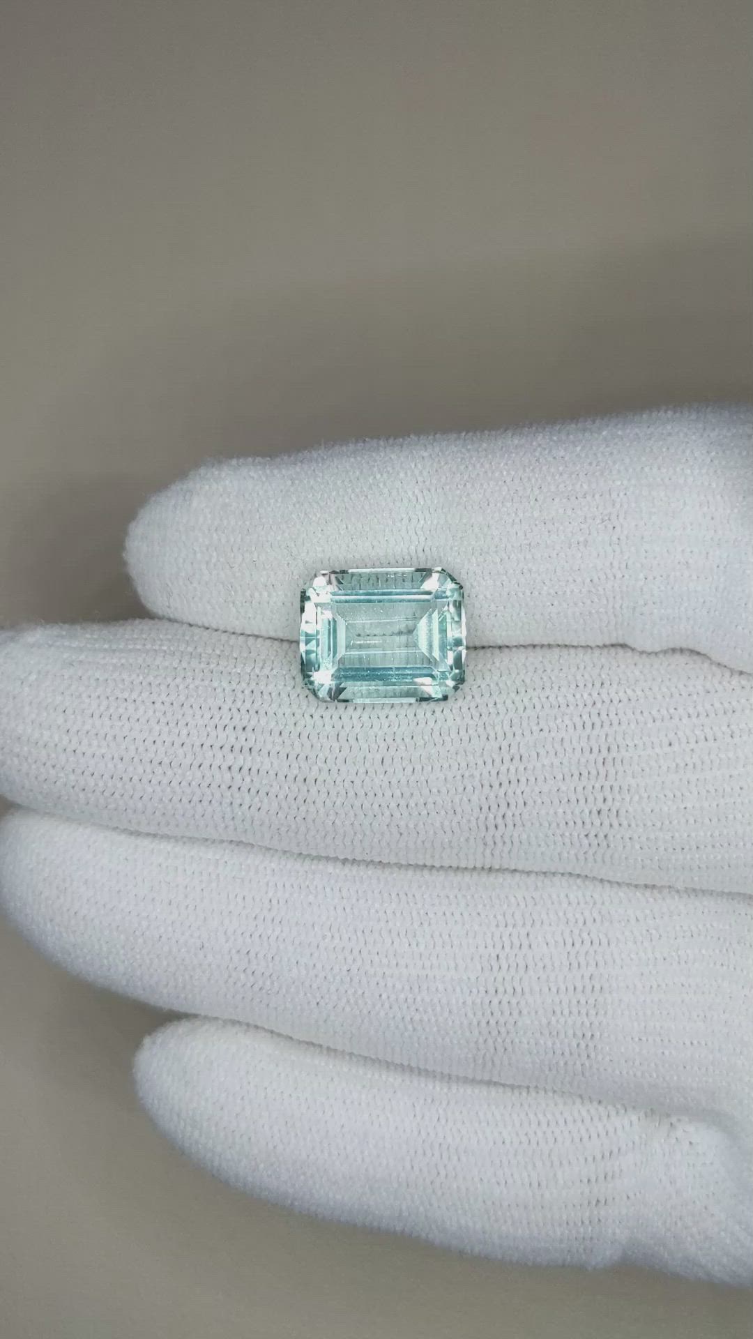 5.80 Ct. Aquamarine from Brazil Size Video