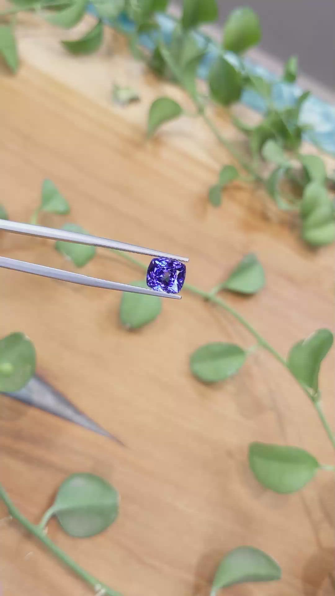 3.35 Ct. Tanzanite from Tanzania Size Video