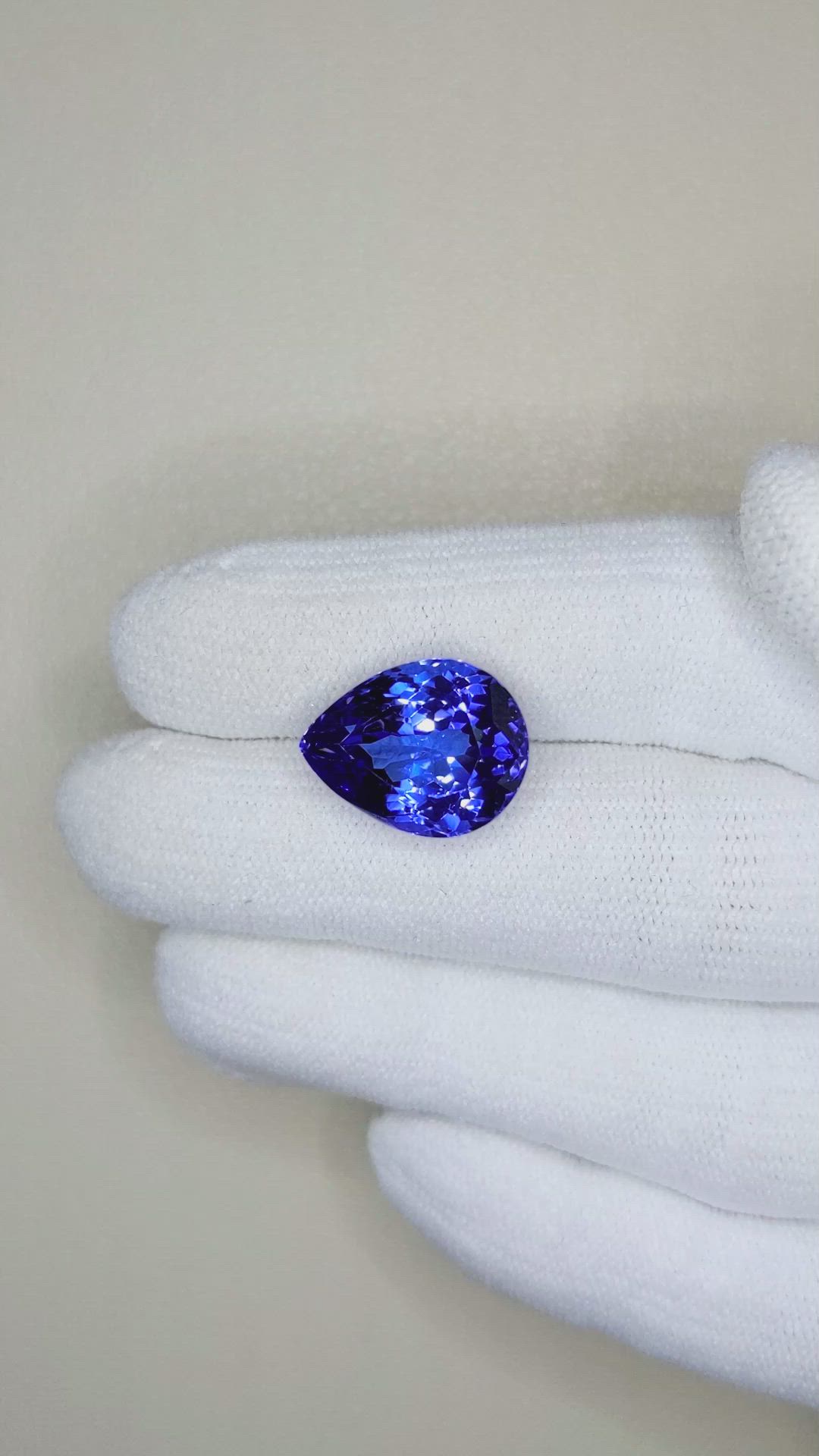 10.27 Ct. Tanzanite from Tanzania Size Video