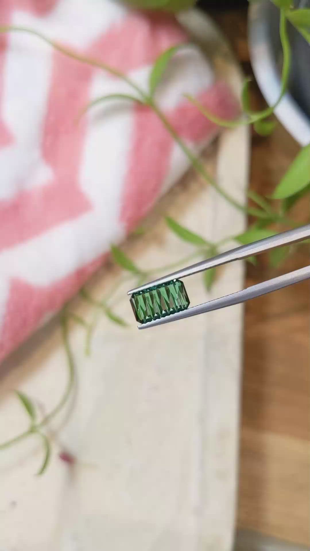 1.72 Ct. Tourmaline from Brazil Size Video