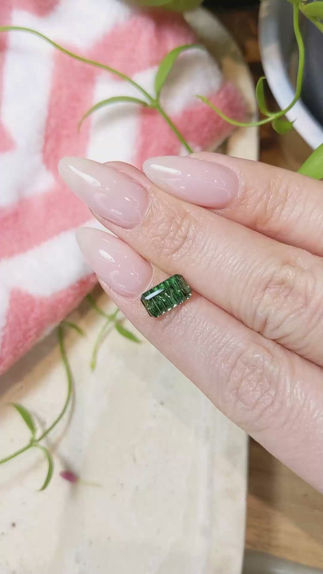 1.72 Ct. Tourmaline from Brazil Size Video