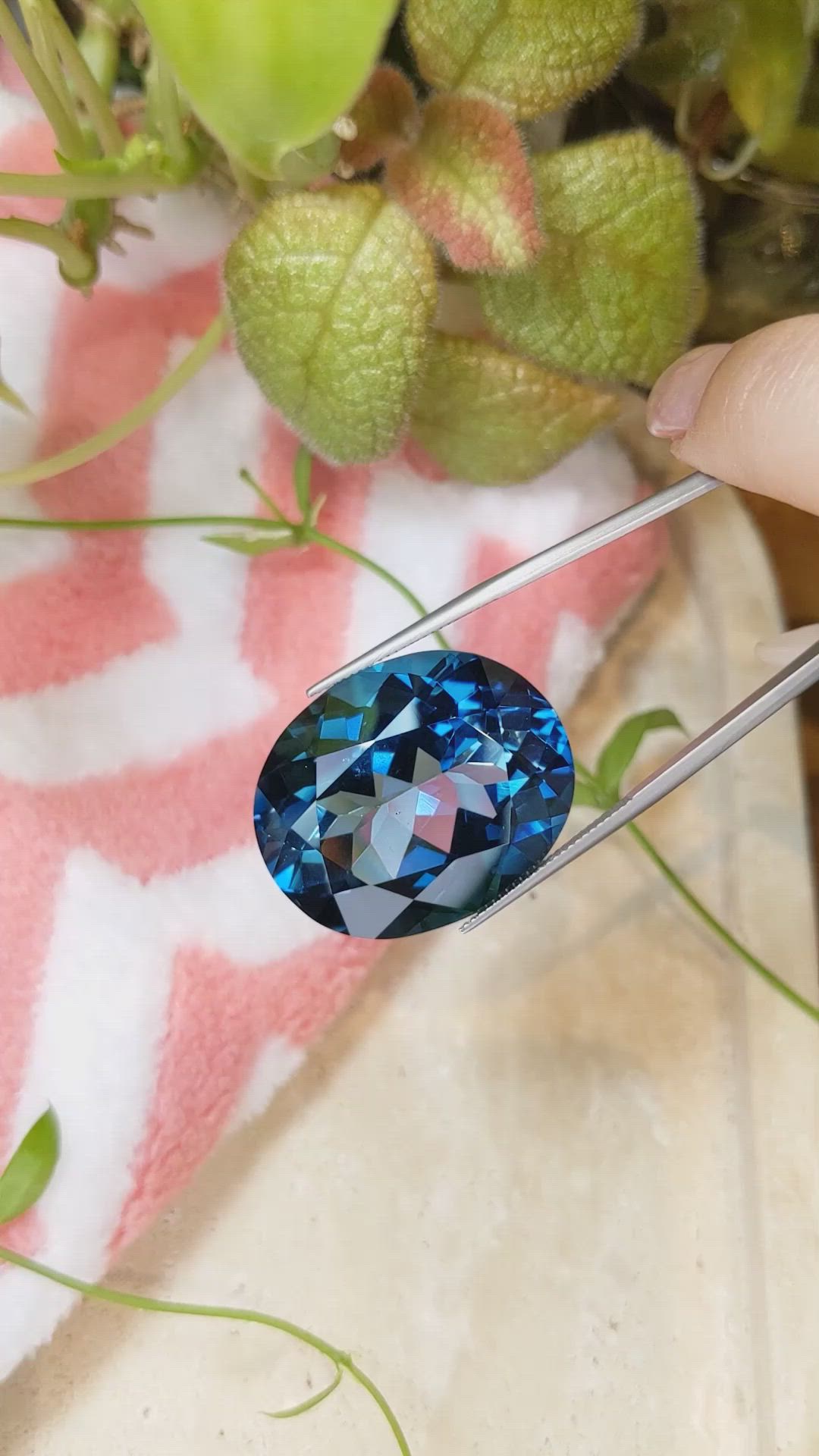 93.69 Ct. Topaz from Brazil Size Video