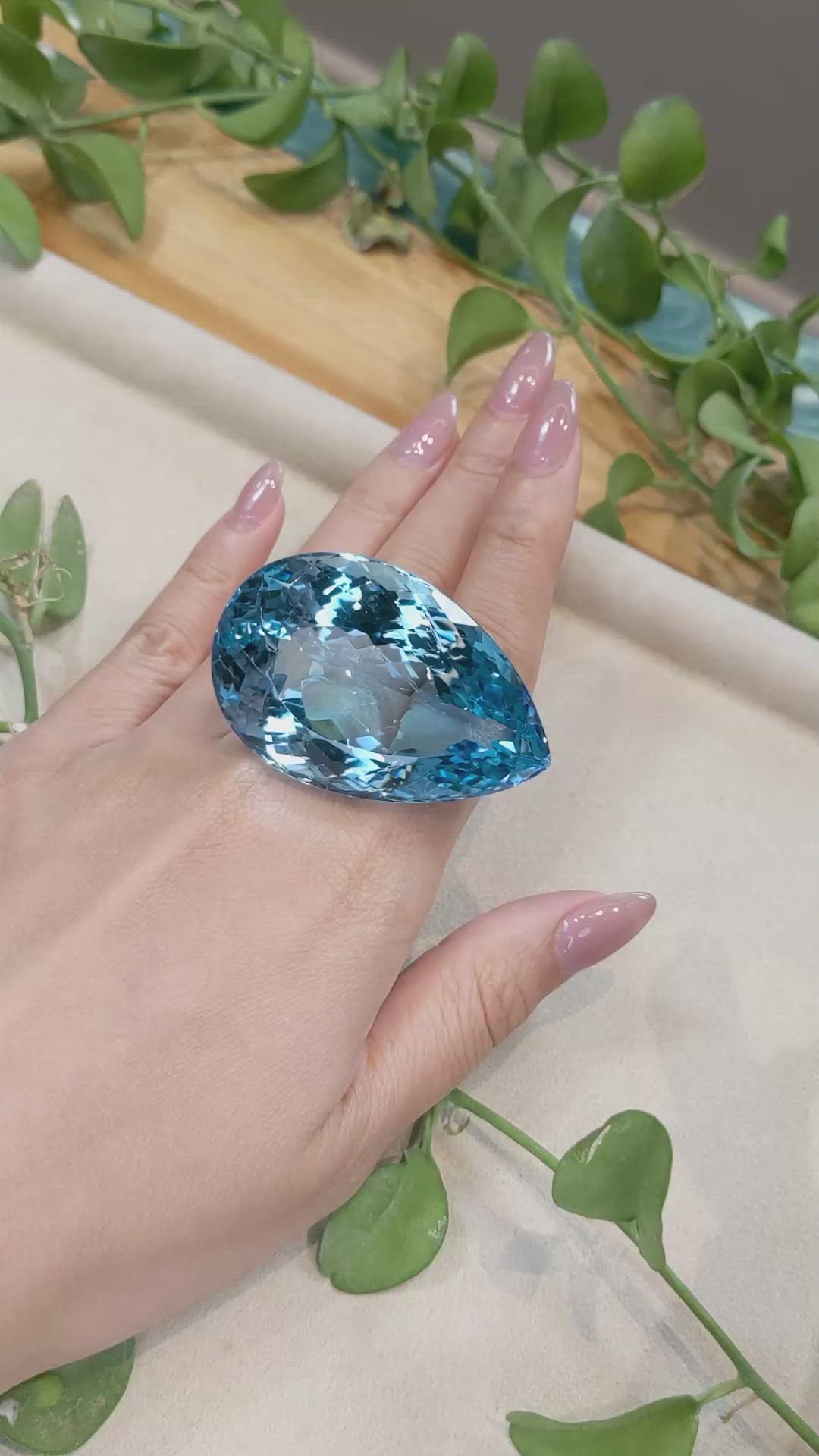 285.44 Ct. Topaz from Brazil Size Video