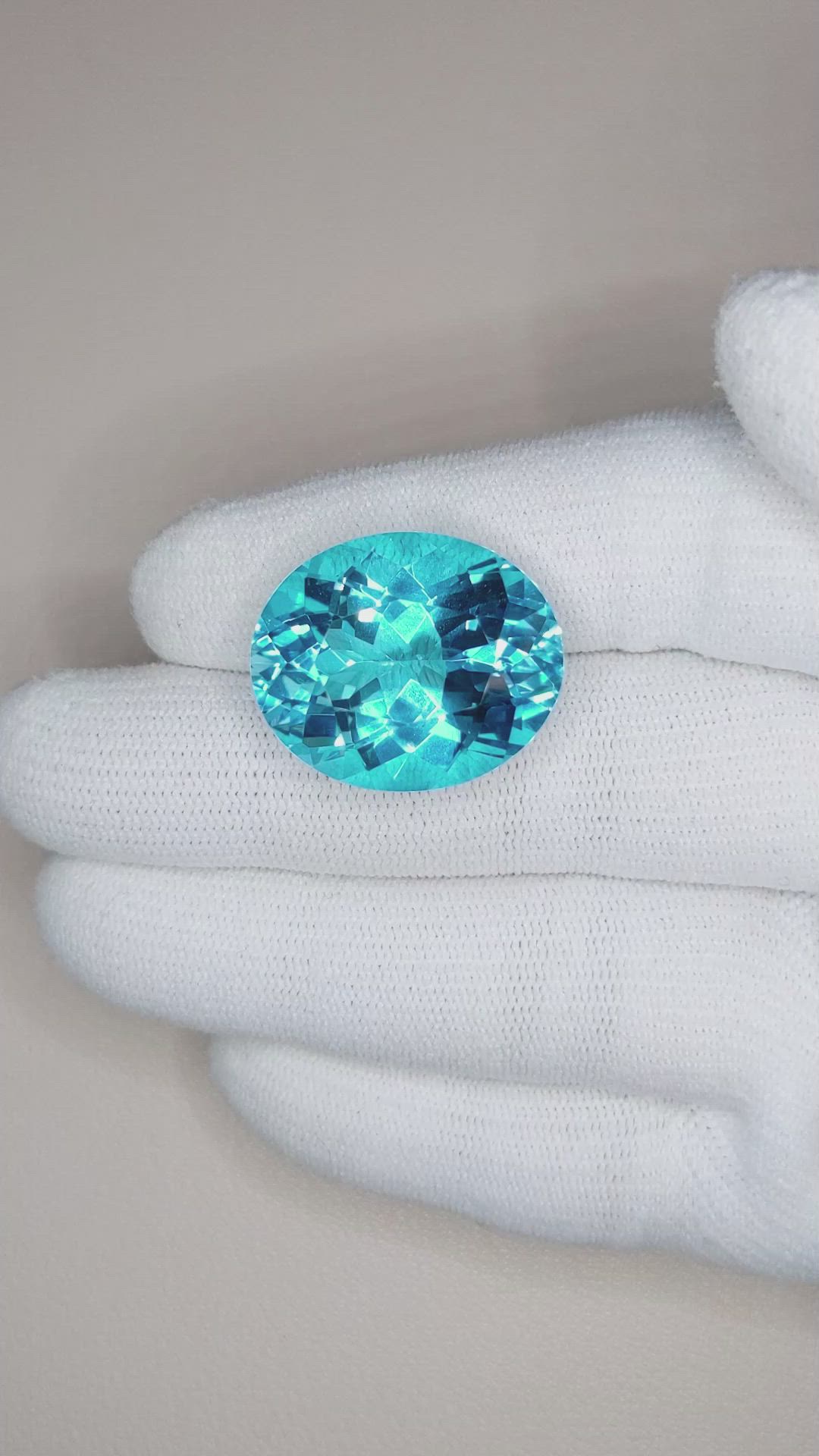 37.15 Ct. Topaz from Brazil Size Video