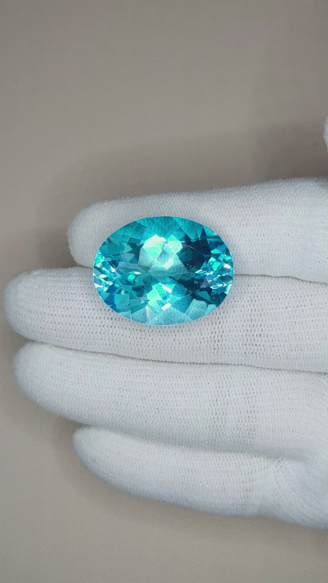 42.74 Ct. Topaz from Brazil Size Video