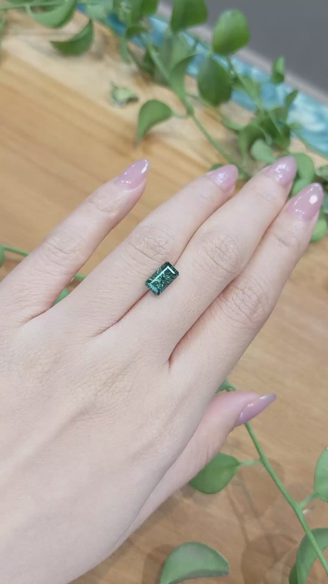 1.82 Ct. Tourmaline from Brazil Size Video