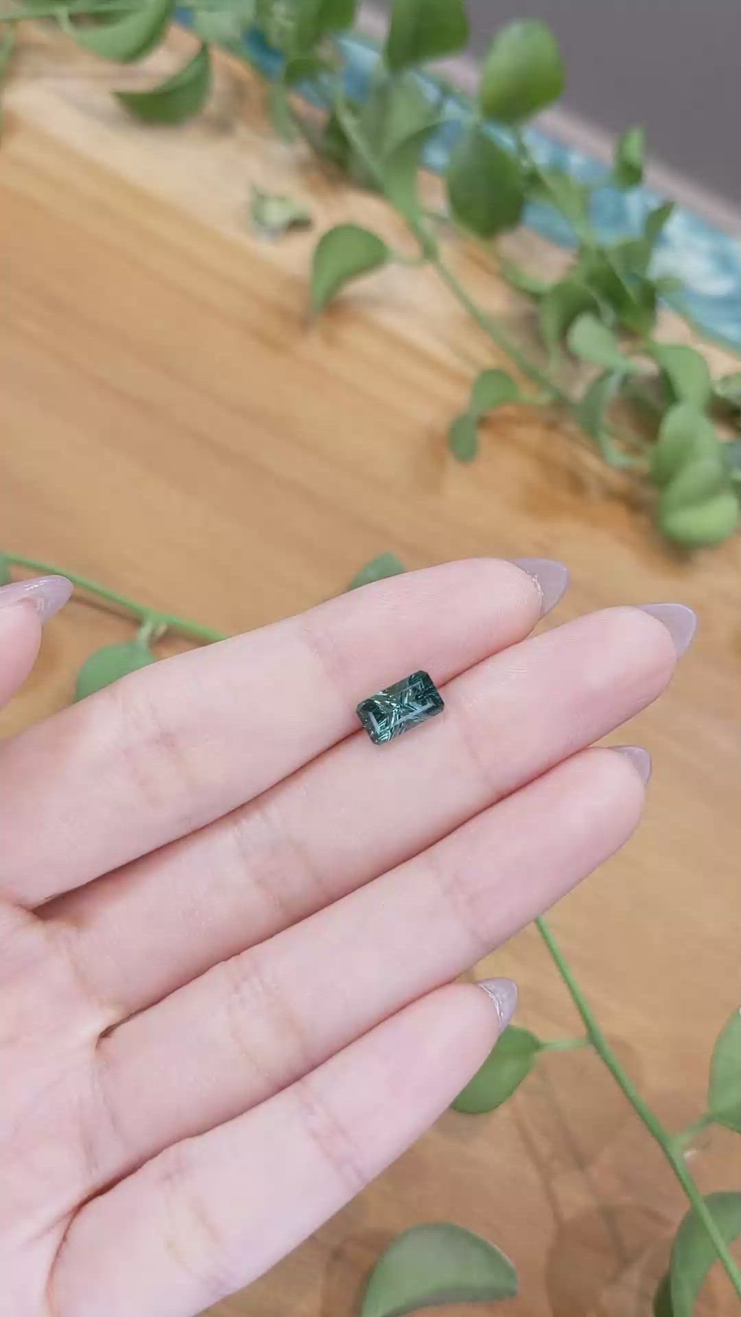 1.82 Ct. Tourmaline from Brazil Size Video