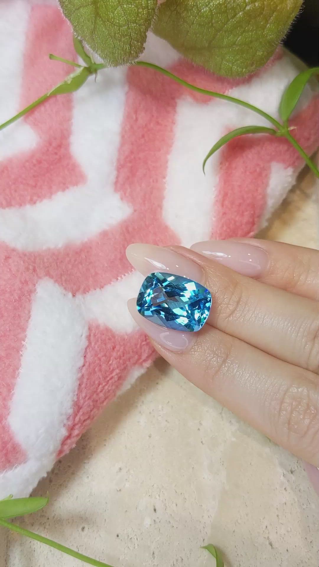 15.01 Ct. Topaz from Brazil Size Video