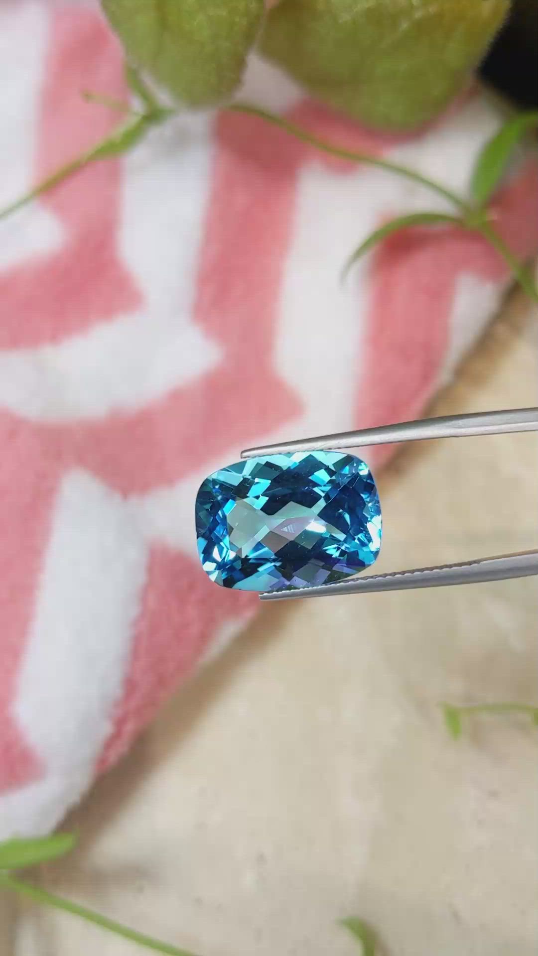 15.01 Ct. Topaz from Brazil Size Video