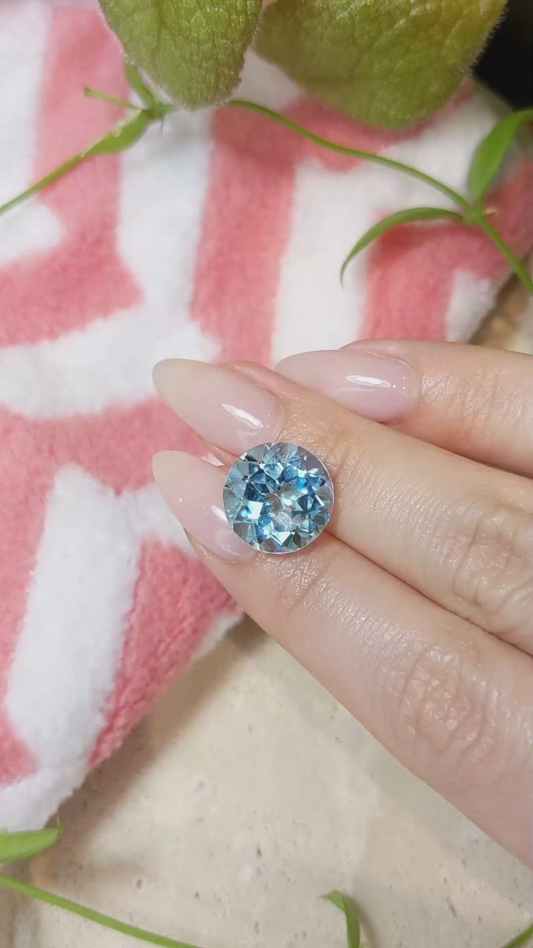 10.51 Ct. Topaz from Brazil Size Video