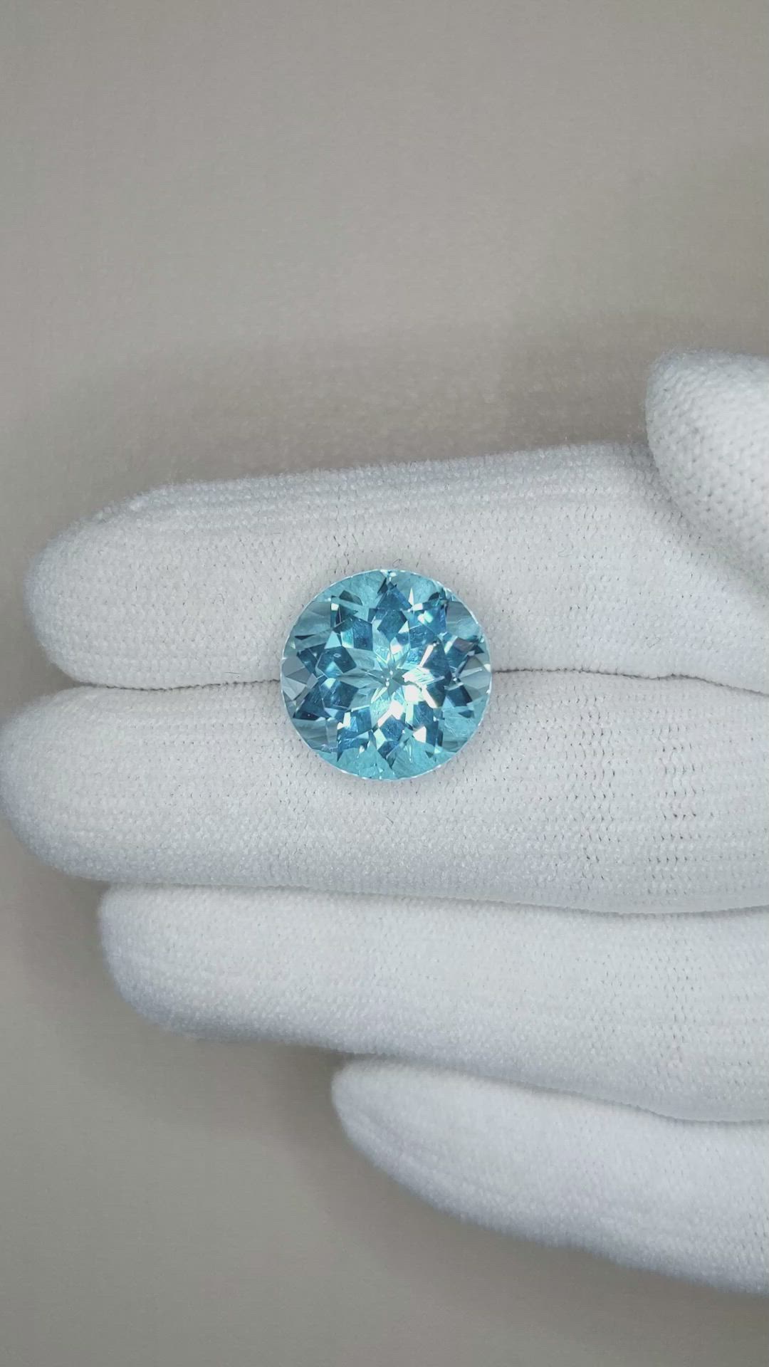 10.51 Ct. Topaz from Brazil Size Video