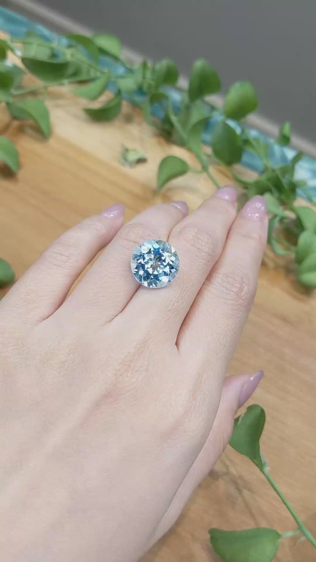 12.01 Ct. Topaz from Brazil Size Video