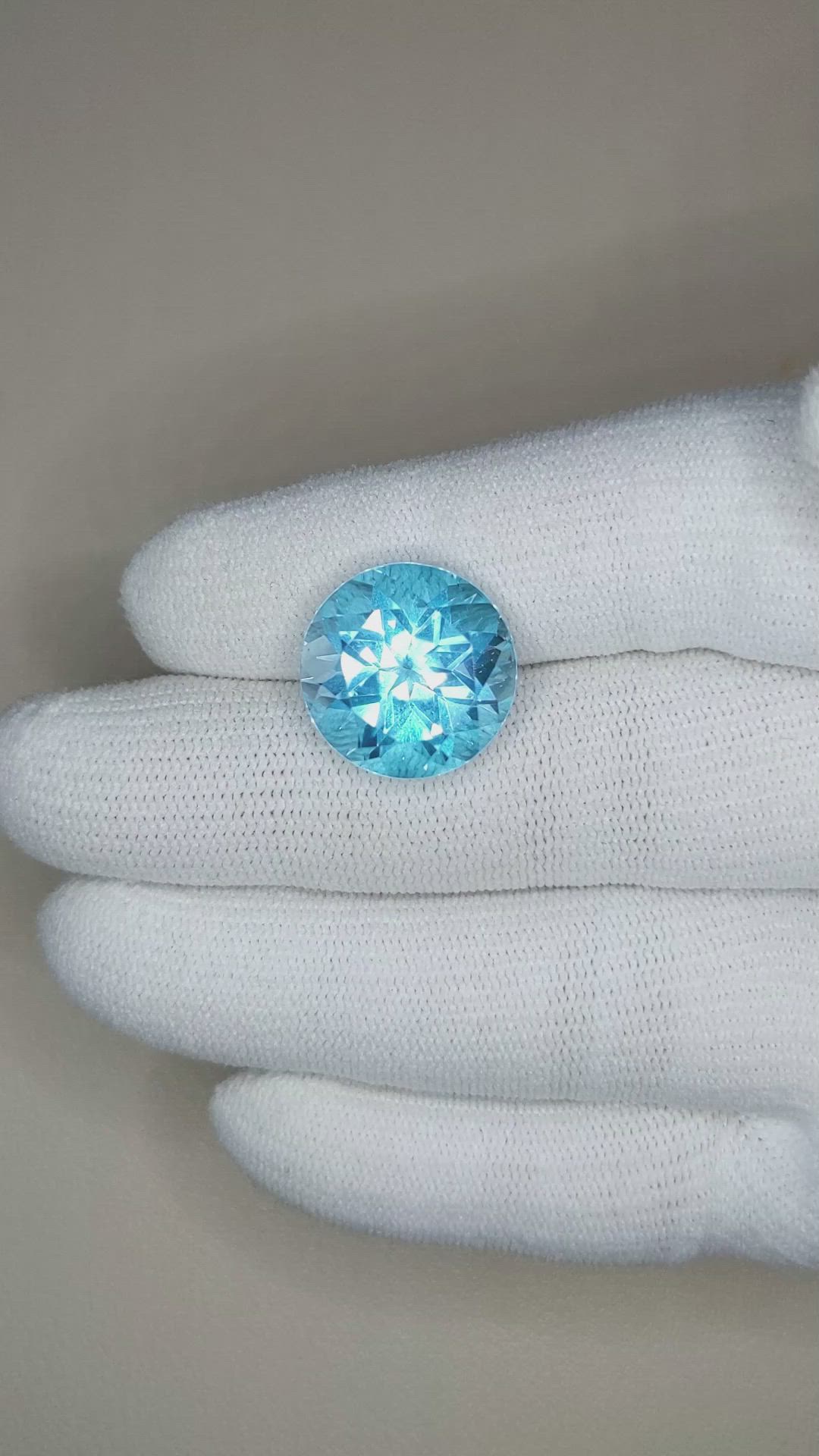 16.70 Ct. Topaz from Brazil Size Video