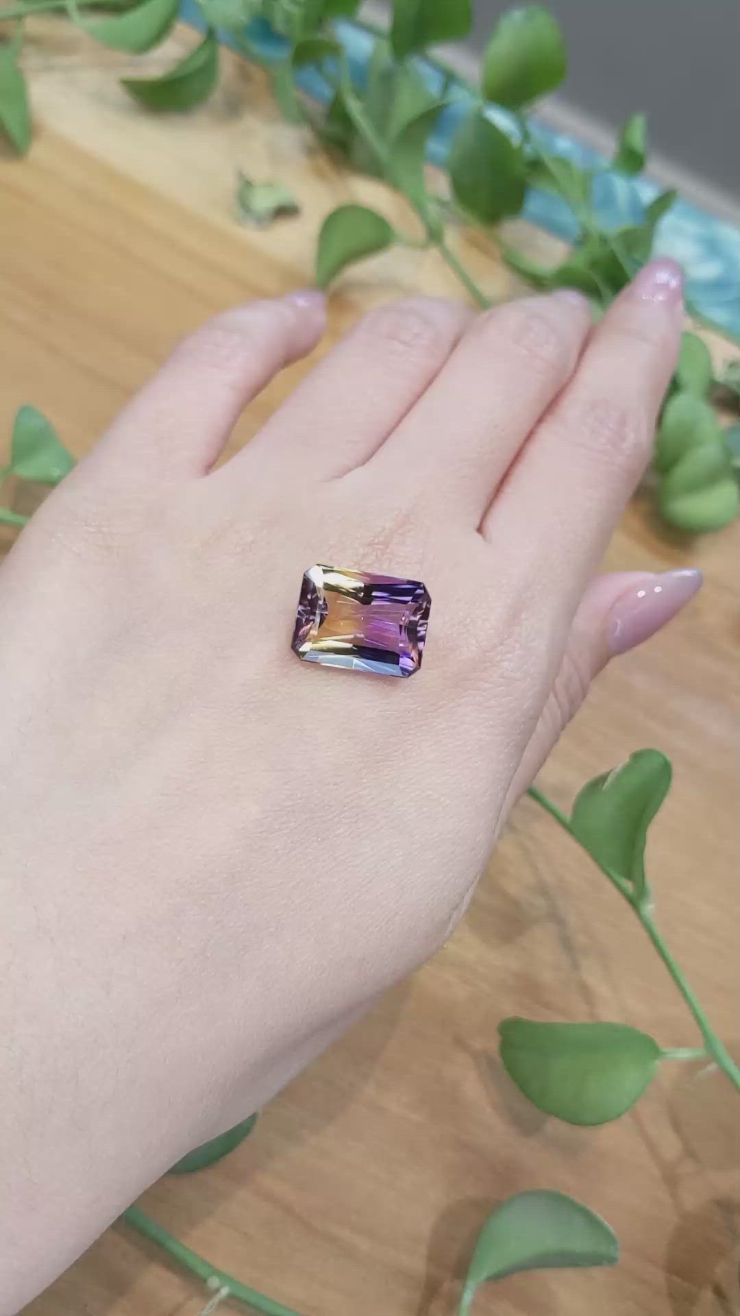 10.17 Ct. Ametrine from Brazil Size Video