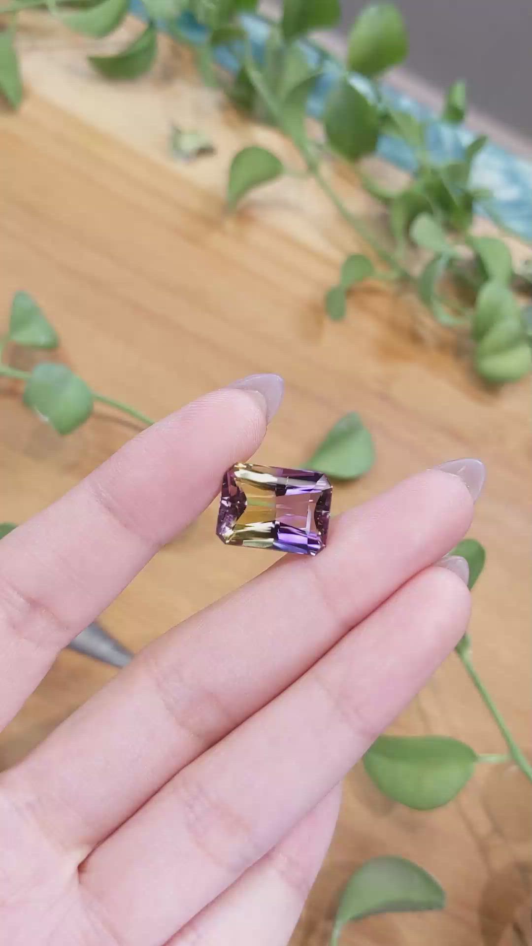10.17 Ct. Ametrine from Brazil Size Video