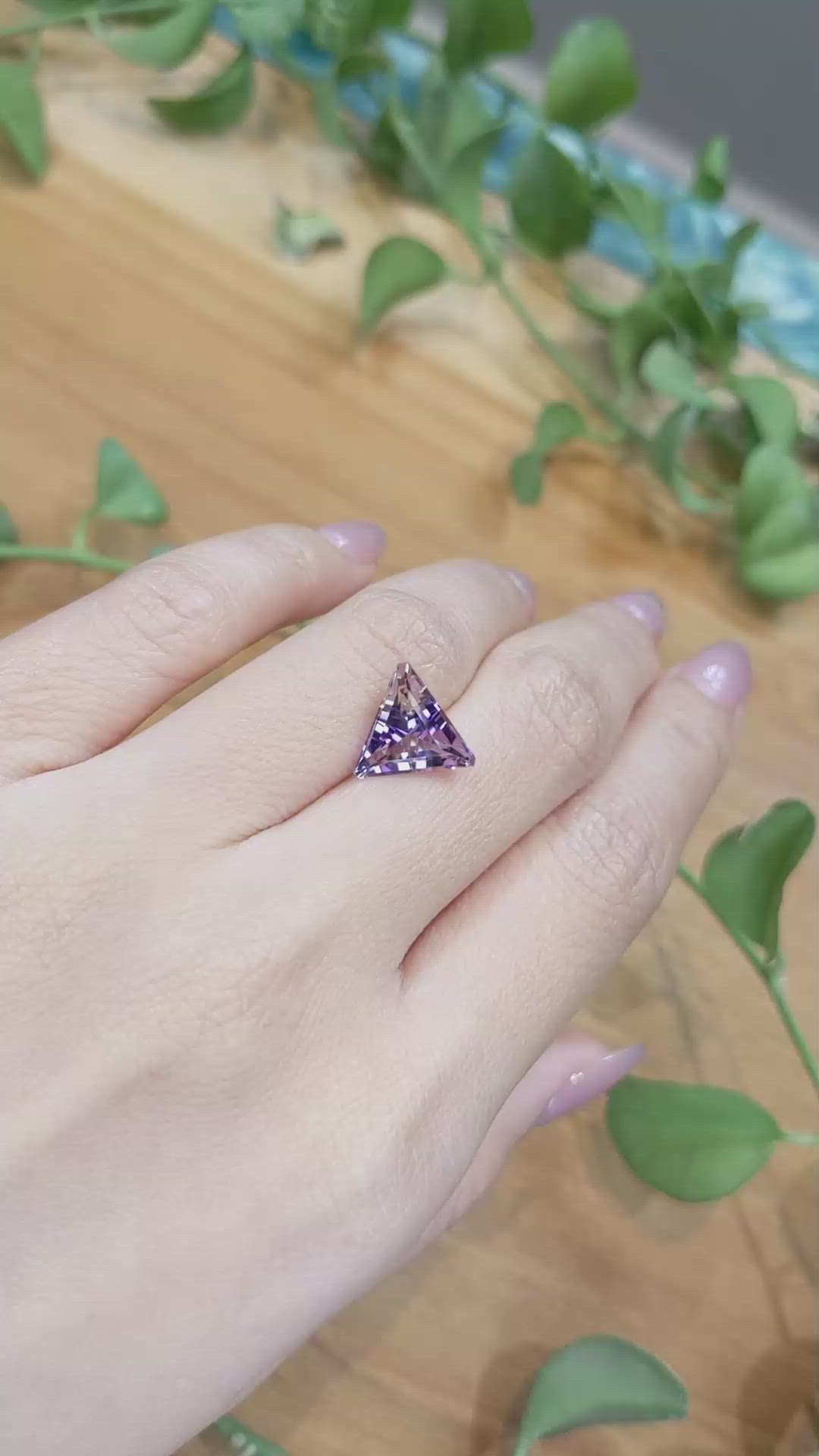 2.76 Ct. Ametrine from Brazil Size Video