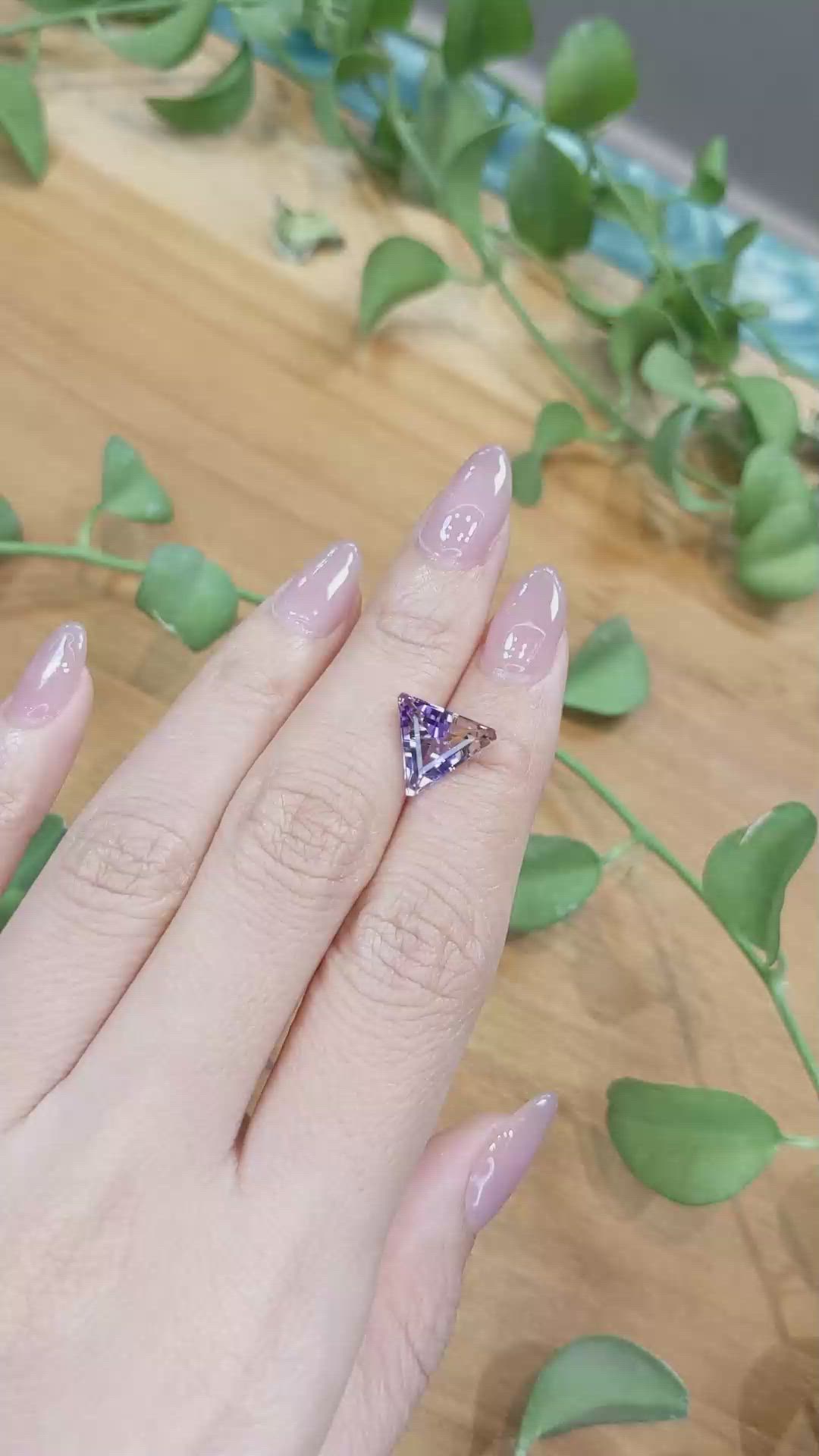 2.76 Ct. Ametrine from Brazil Size Video