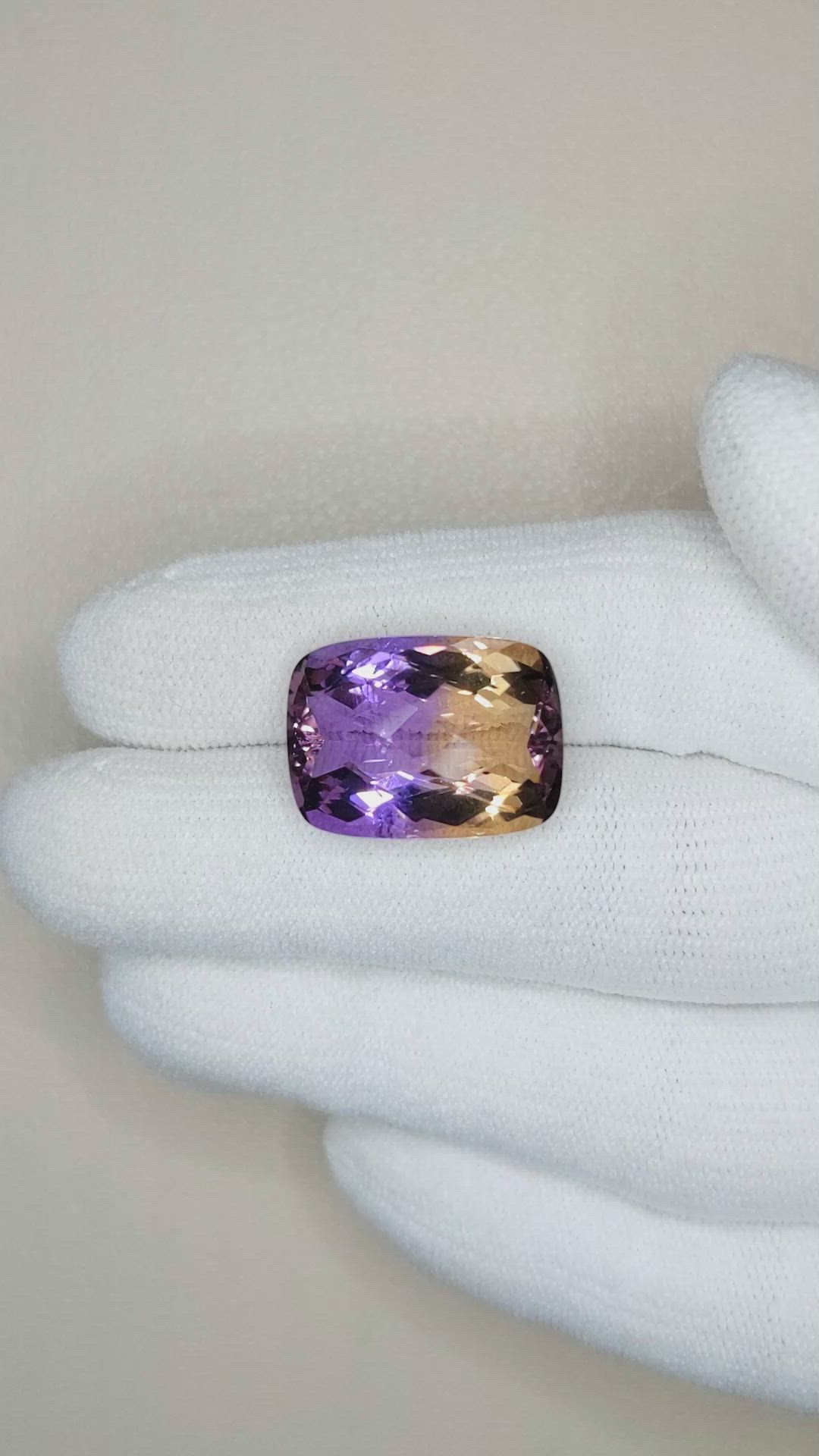 13.98 Ct. Ametrine from Brazil Size Video