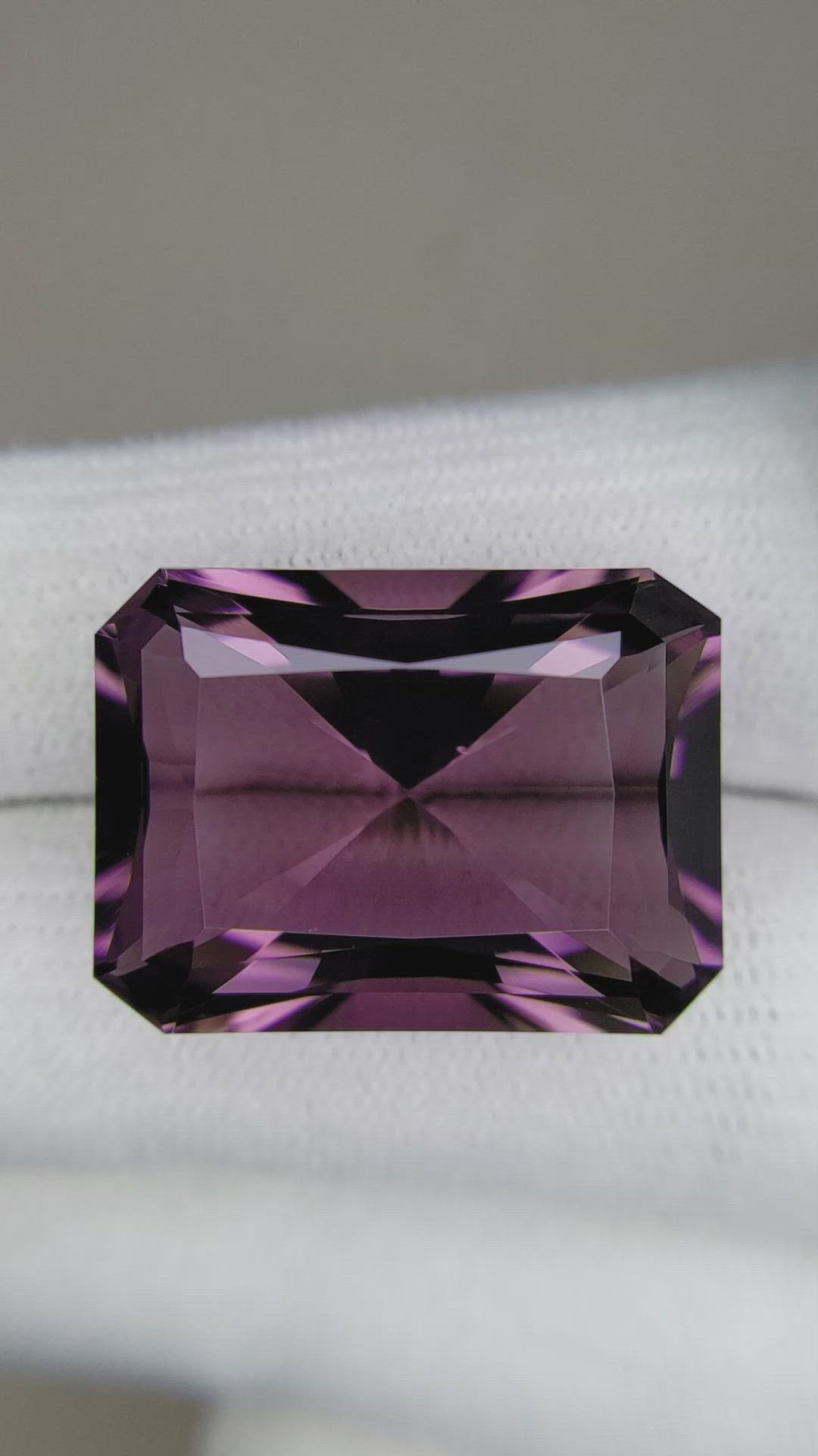 24.62 Ct. Amethyst from Brazil Size Video