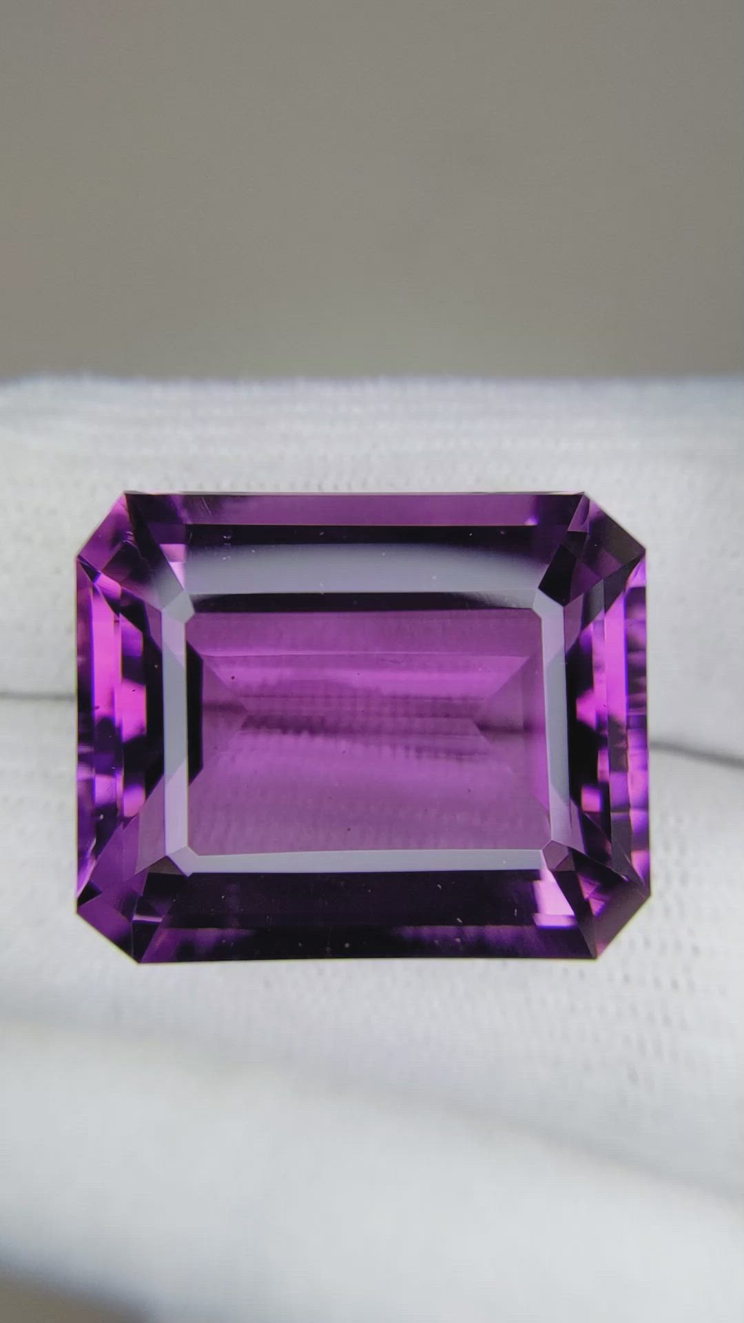 29.93 Ct. Amethyst from Brazil Size Video