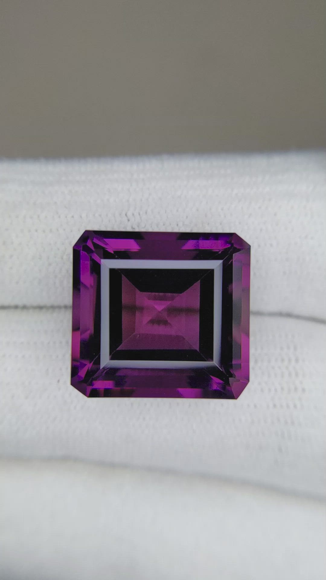 14.97 Ct. Amethyst from Brazil Size Video