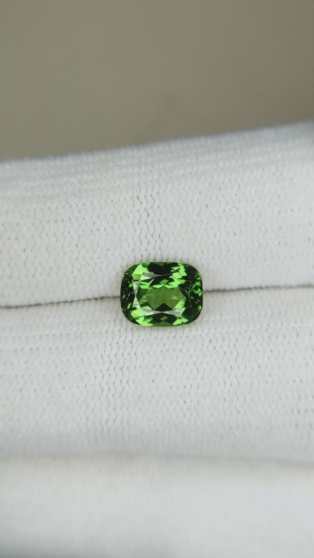 1.67 Ct. Tsavorite Garnet from Tanzania Size Video