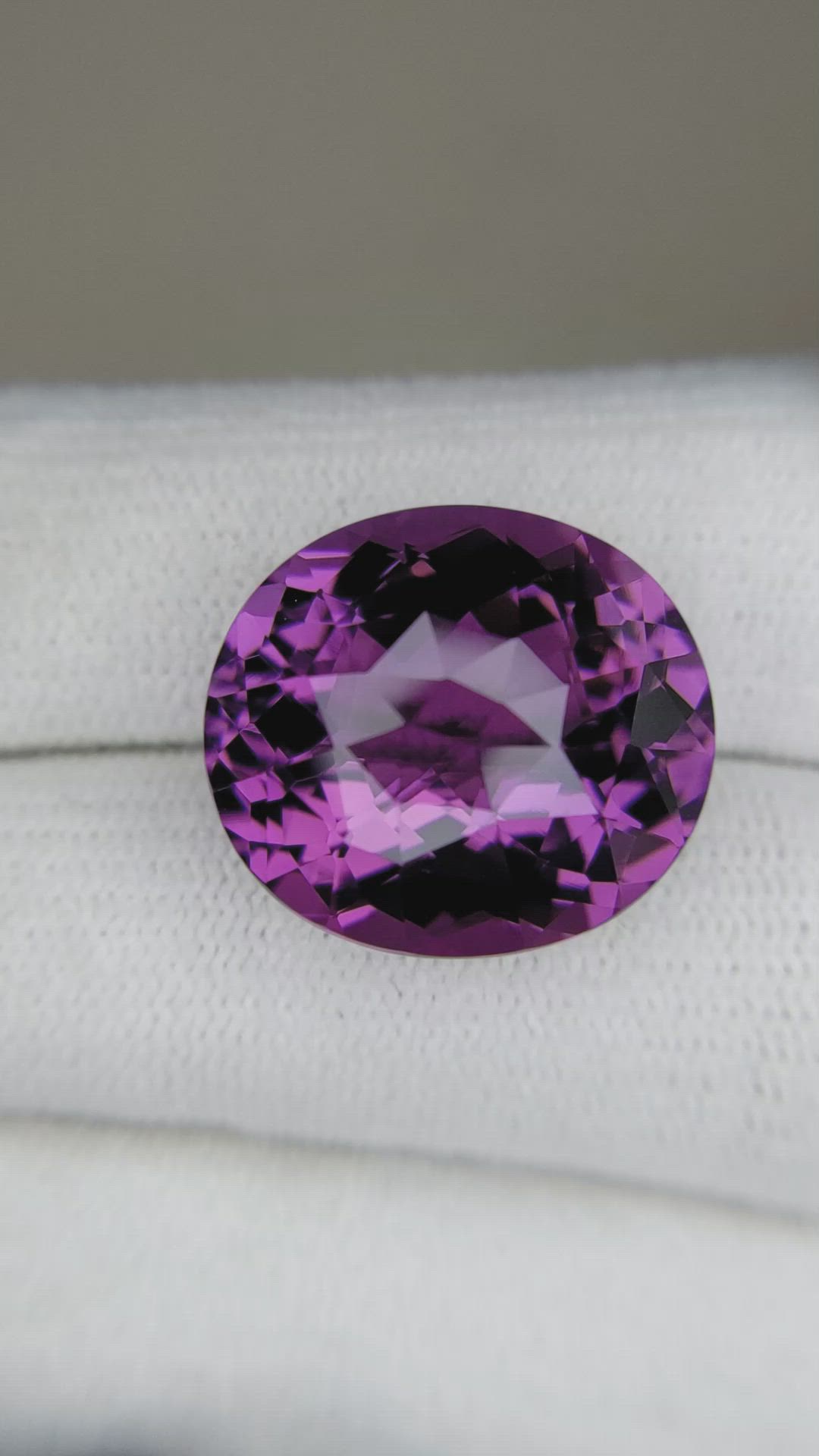 16.82 Ct. Amethyst from Brazil Size Video