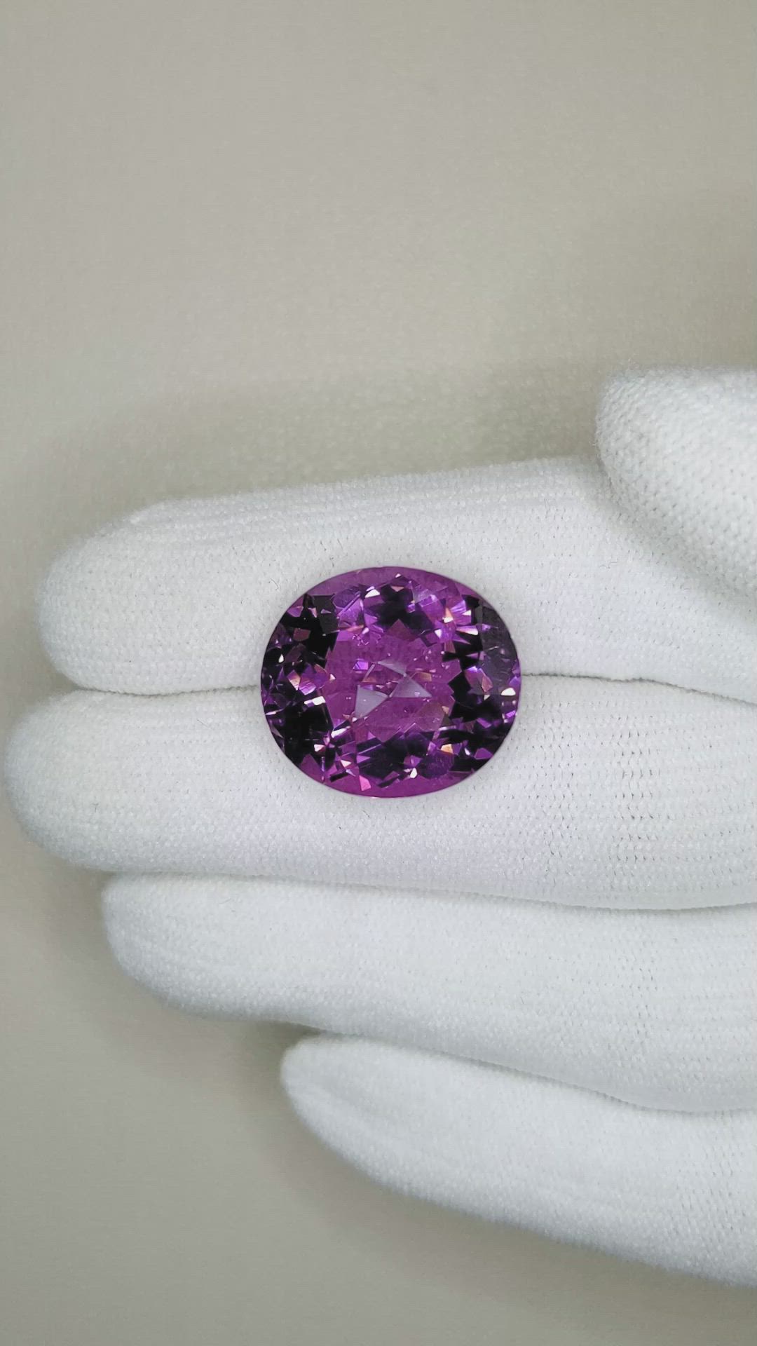 16.82 Ct. Amethyst from Brazil Size Video