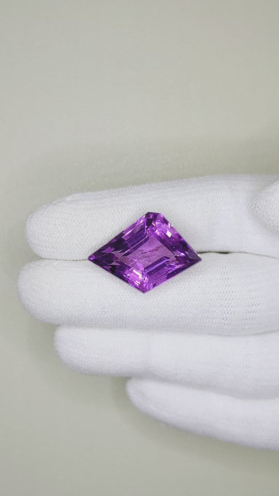 14.52 Ct. Amethyst from Brazil Size Video