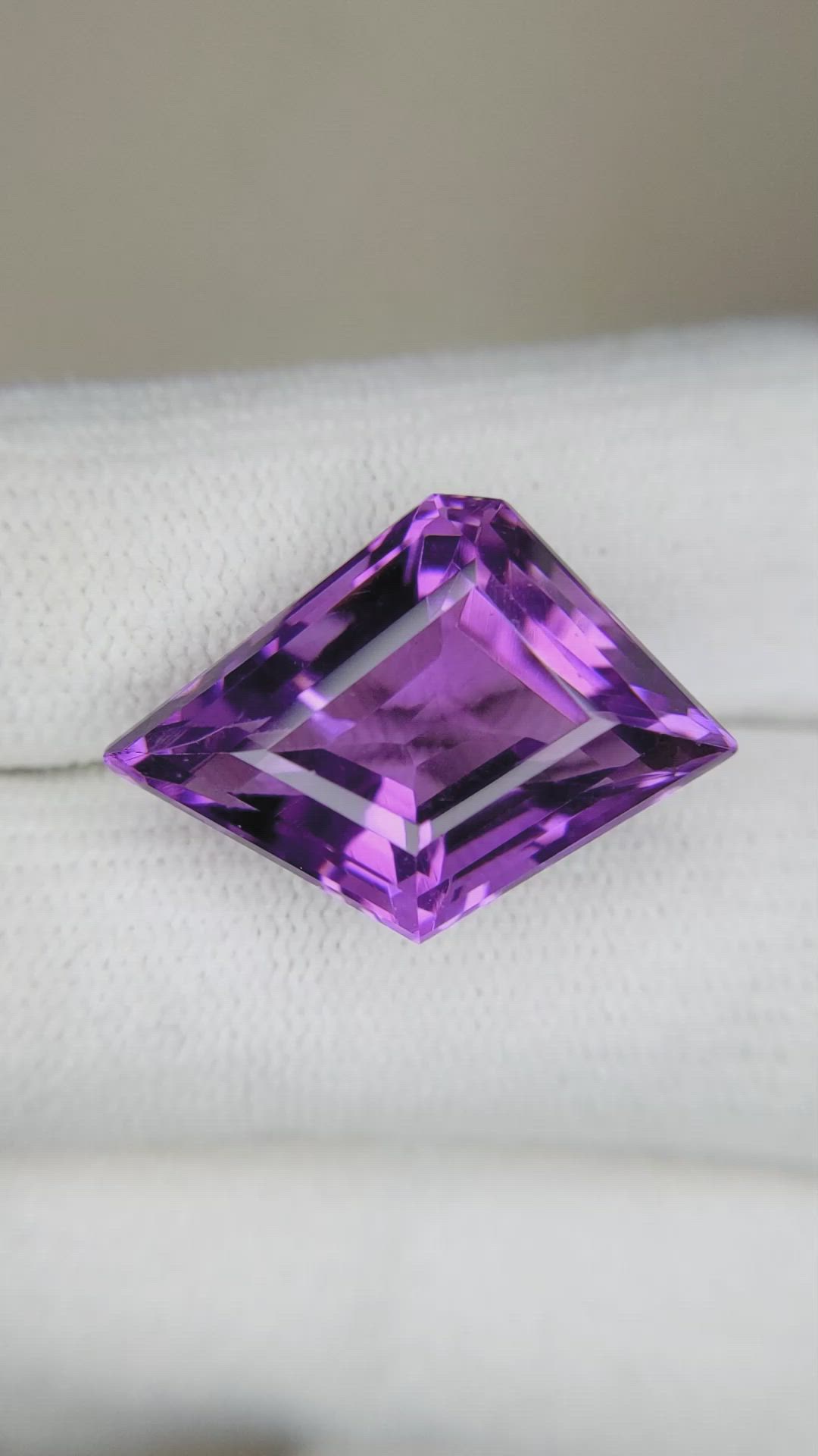 14.52 Ct. Amethyst from Brazil Size Video