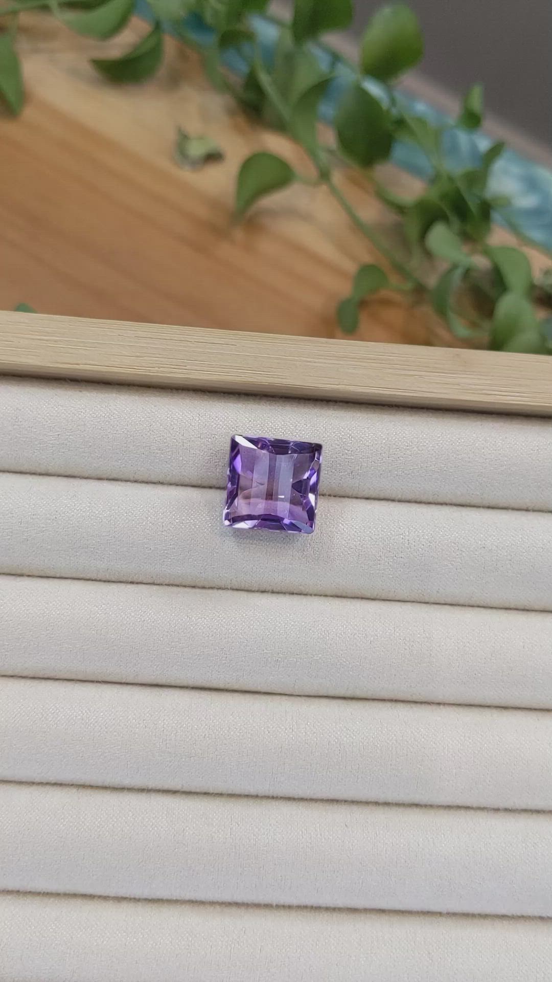 14.74 Ct. Amethyst from Brazil Size Video