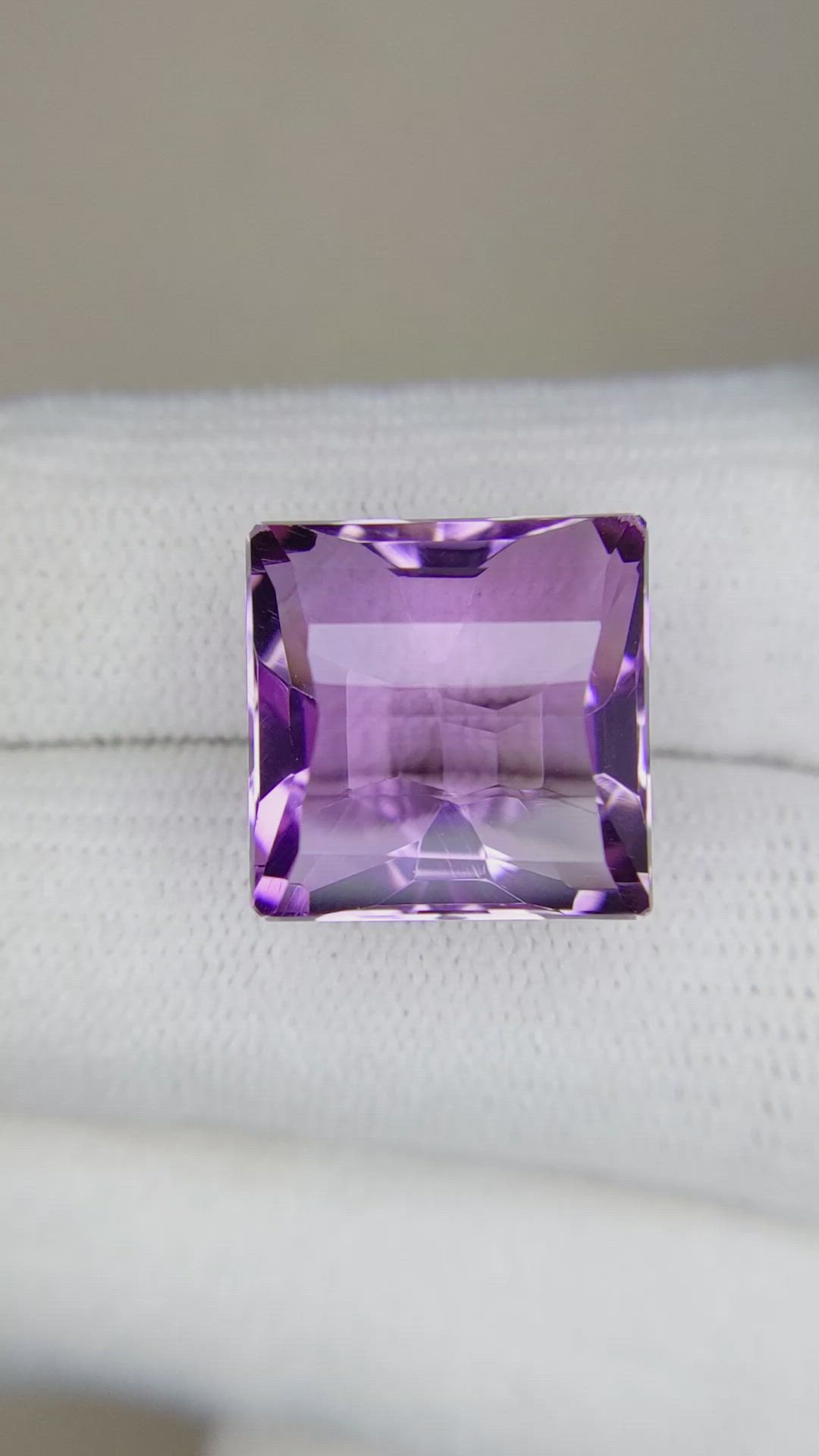 14.74 Ct. Amethyst from Brazil Size Video