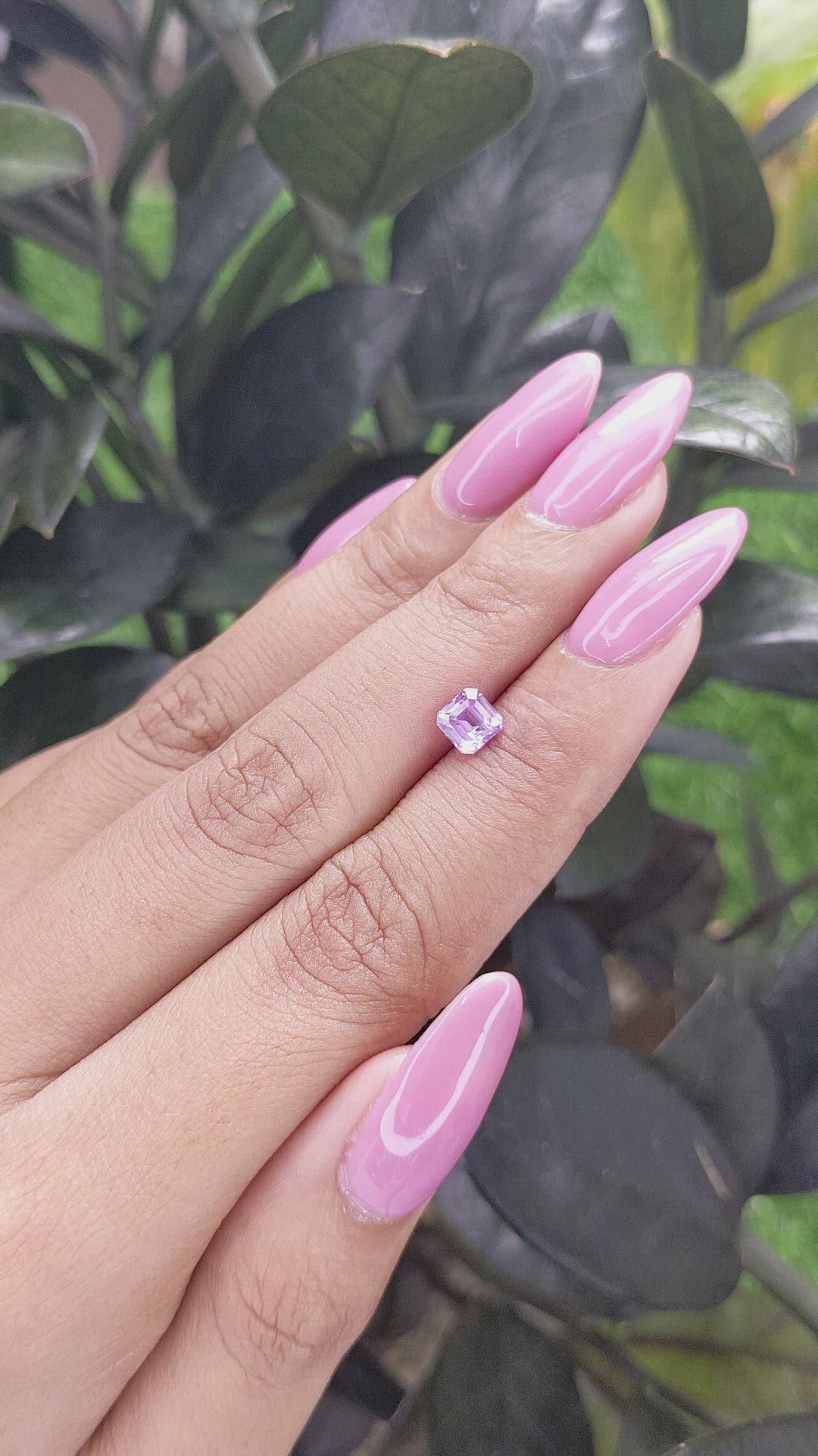 0.82 Ct. Spinel from Tanzania Size Video