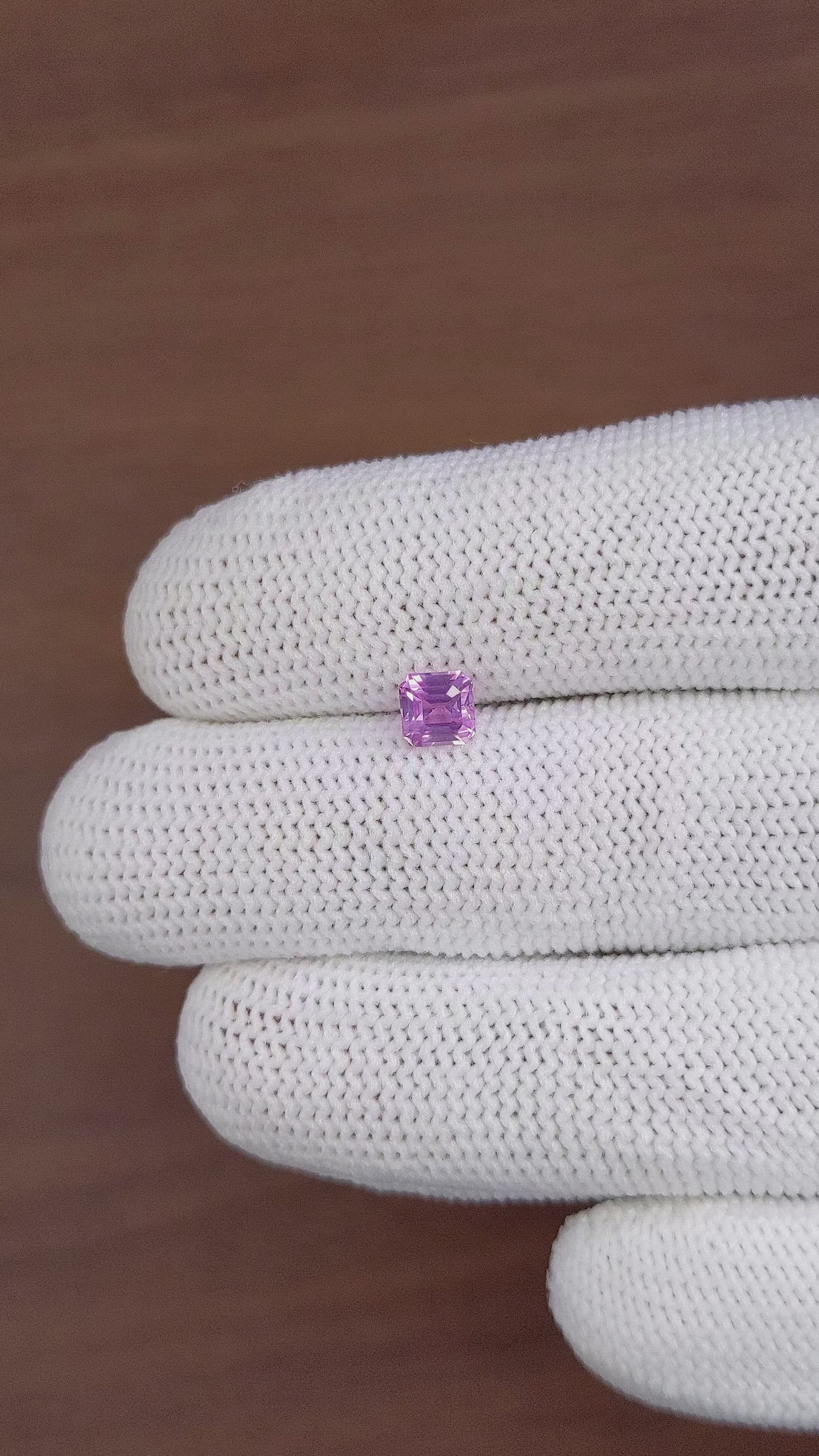 0.82 Ct. Spinel from Tanzania Size Video