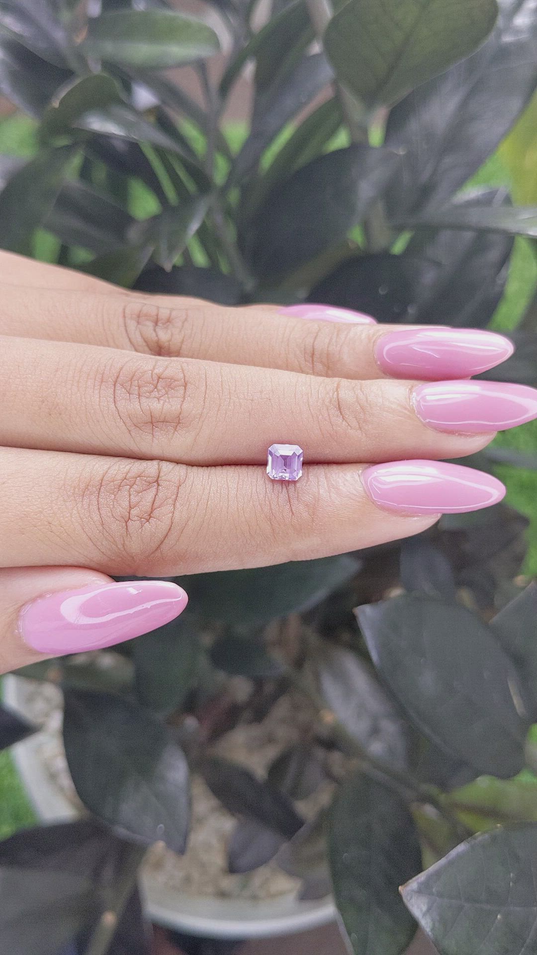 0.82 Ct. Spinel from Tanzania Size Video