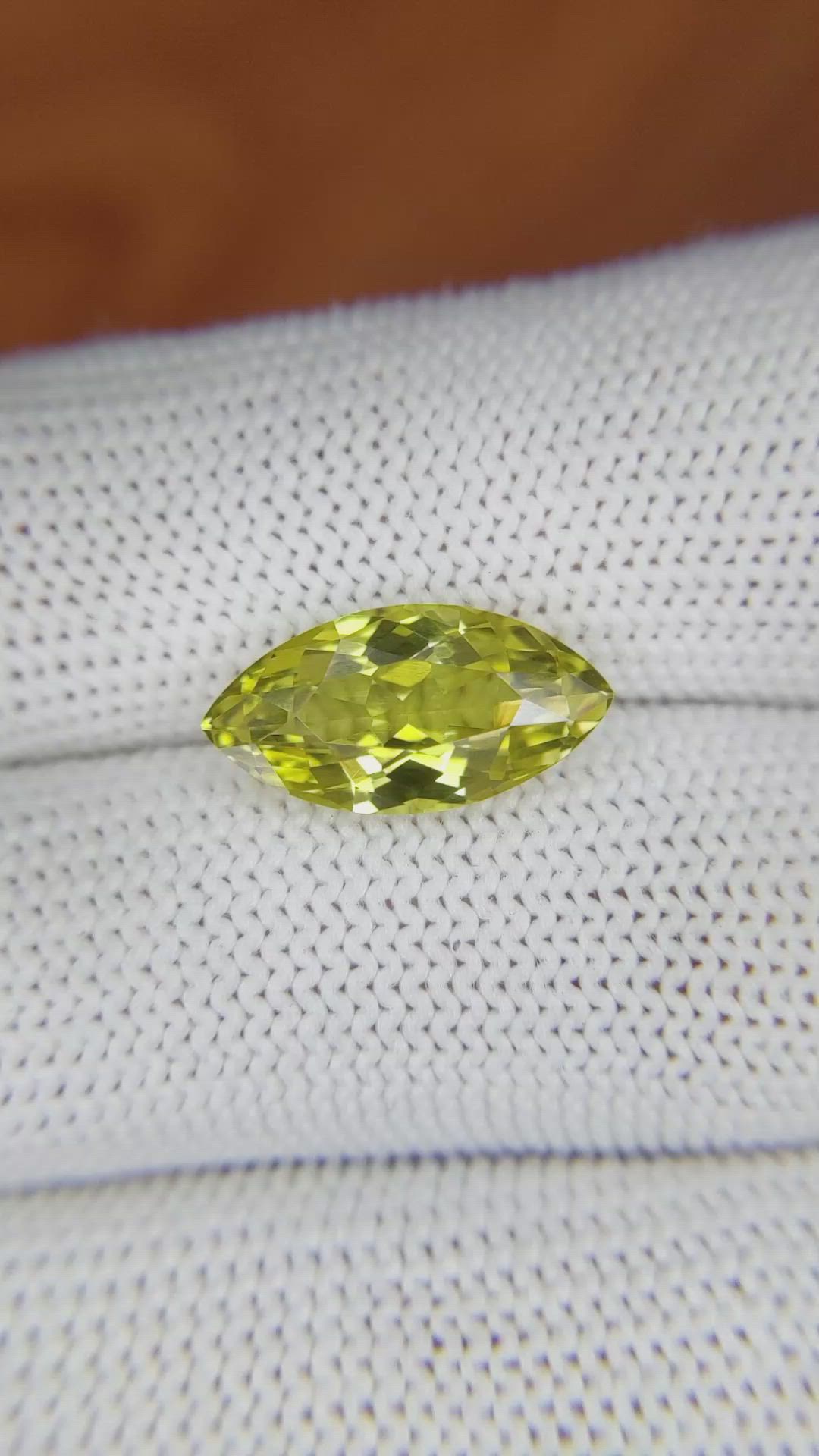 4.29 Ct. Chrysoberyl from Ceylon (Sri Lanka) Size Video